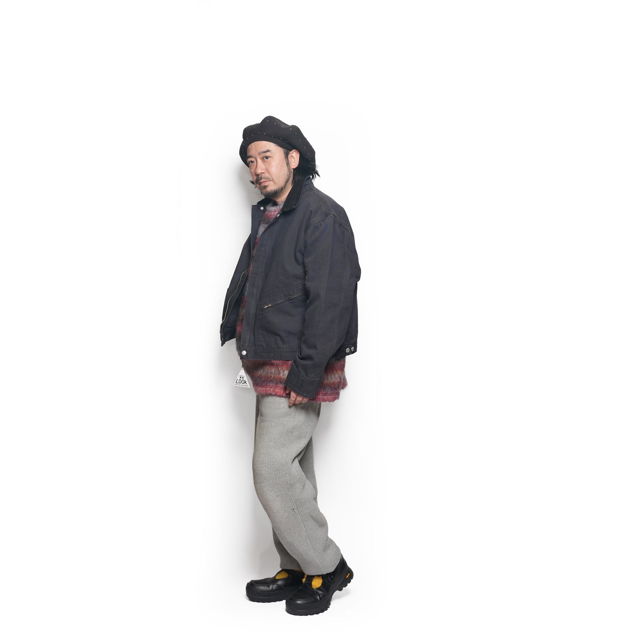 clopped EG jacket – Gray | tl26s004_Gray | THRIFTY LOOK