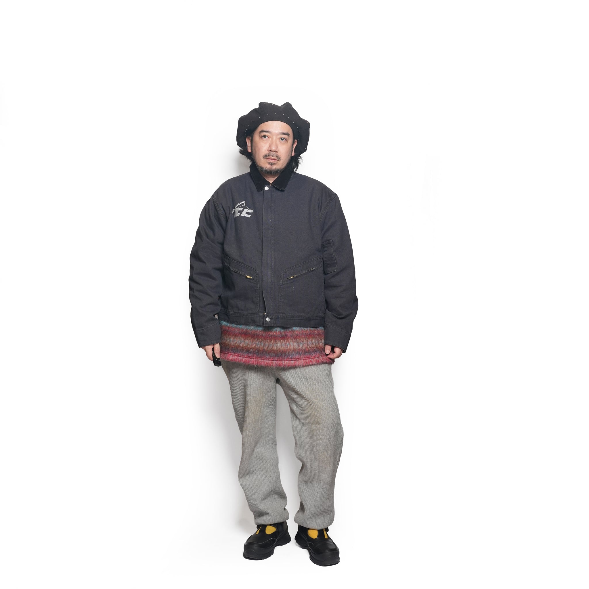 clopped EG jacket – Gray | tl26s004_Gray | THRIFTY LOOK