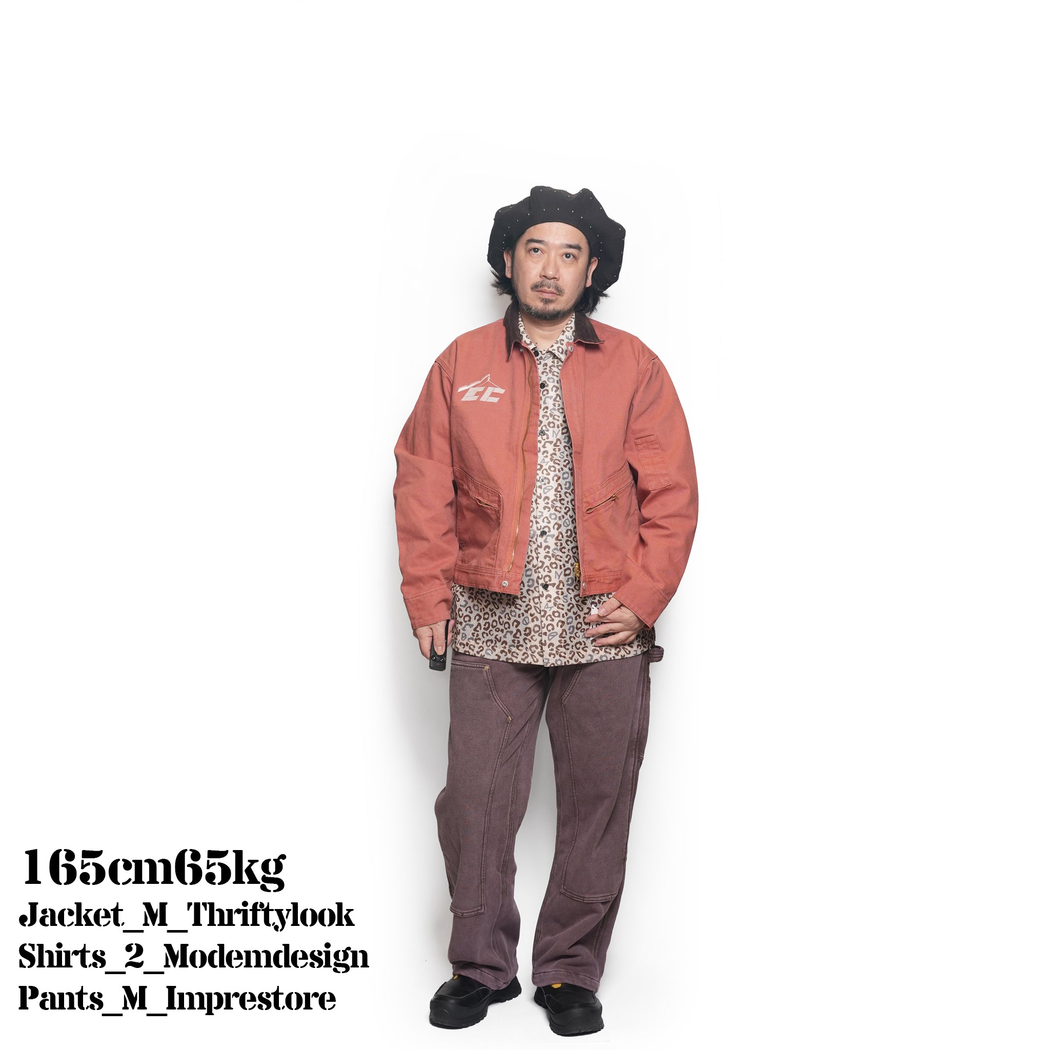 clopped EG jacket – Rose | tl26s004_Rose | THRIFTY LOOK