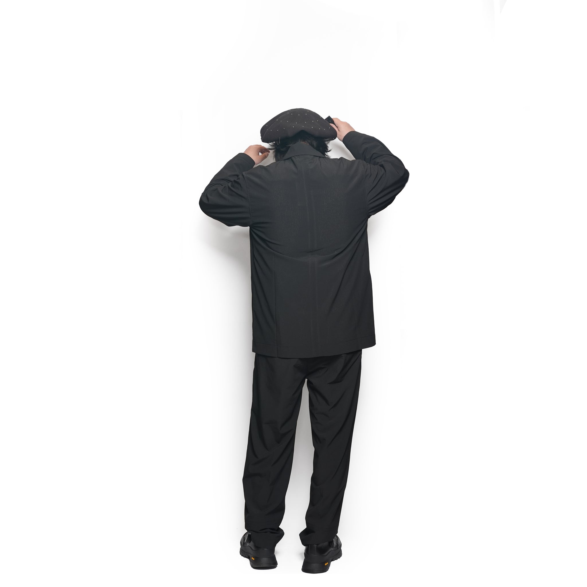 AIR DOTS twotuck standard pants – Black | M-2510456_Black | MODEM DESIGN