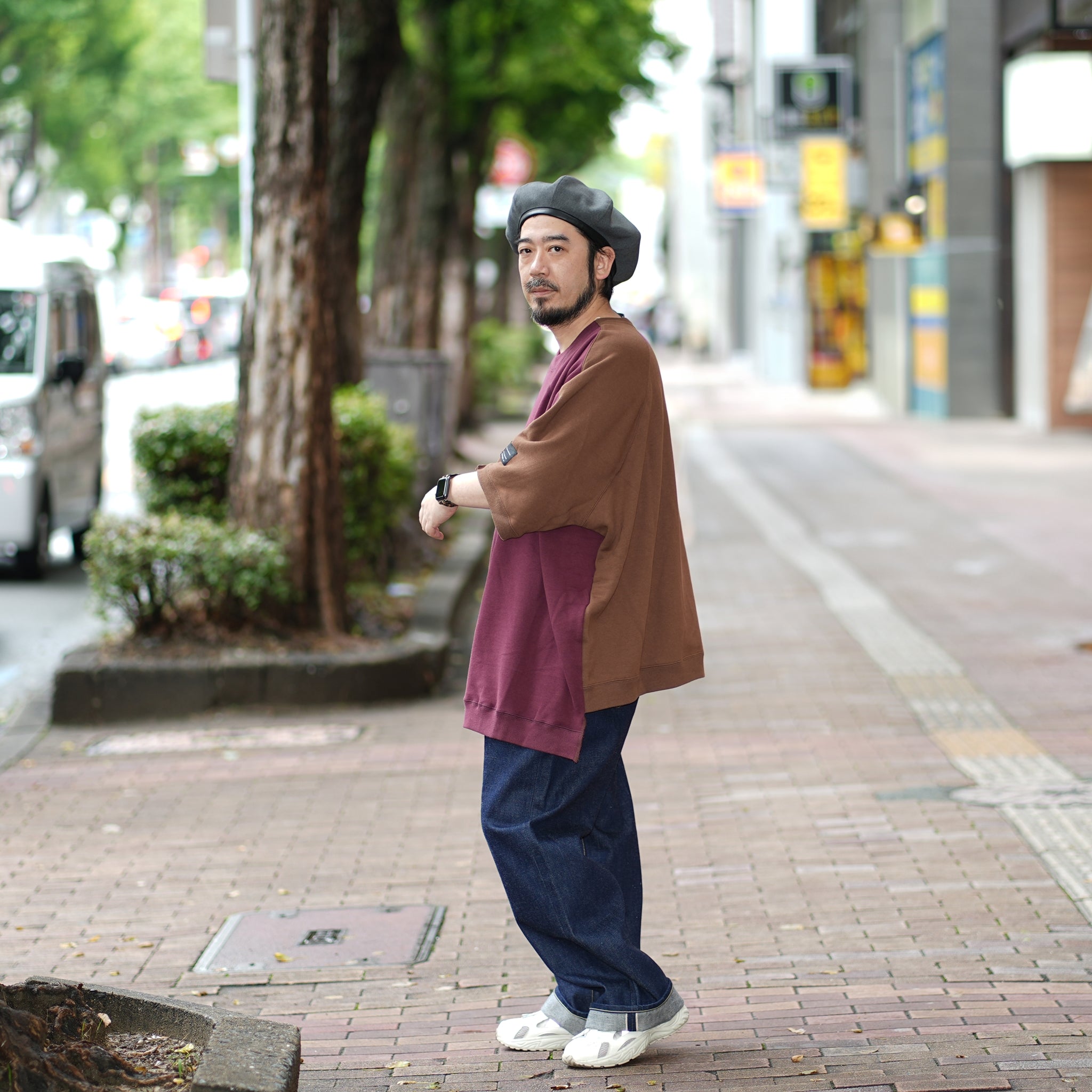 No:tb-sw0202_brwon | Name:ALL ROUND TRAINER S/S | Color:Brown【TRAINERBOYS_トレーナーボーイズ】