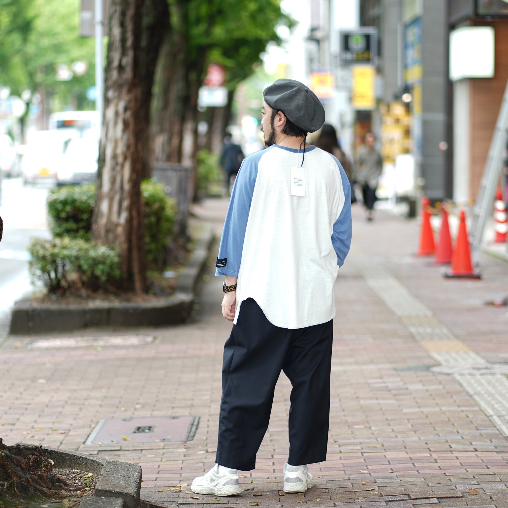No:tb-t0201_Blue | Name:ALL ROUND TRAINER 3/4 T-shirts | Color:Blue【TRAINERBOYS_トレーナーボーイズ】