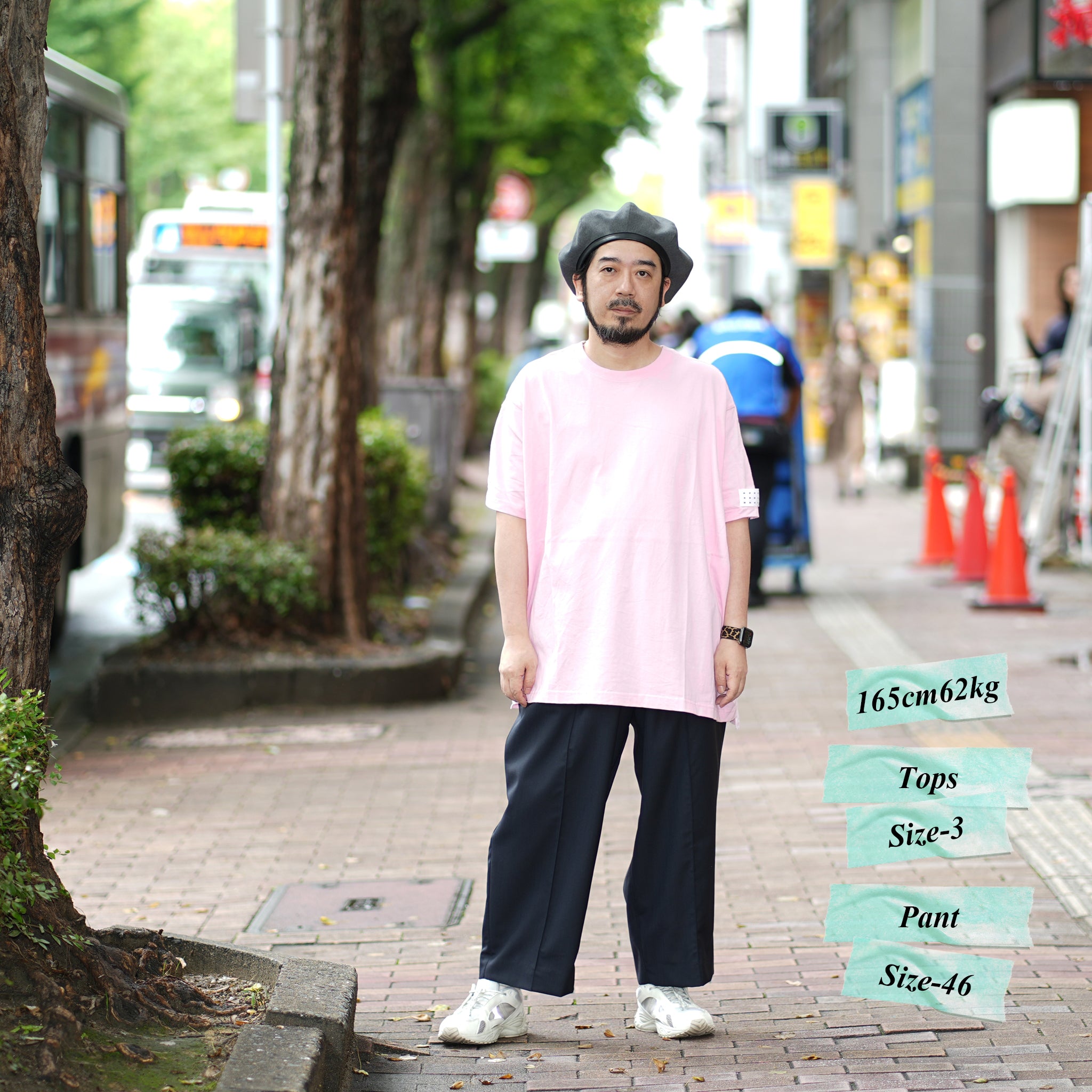 No:tb-t0200_pink | Name:ALL ROUND T-shirts | Color:Pink【TRAINERBOYS_トレーナーボーイズ】