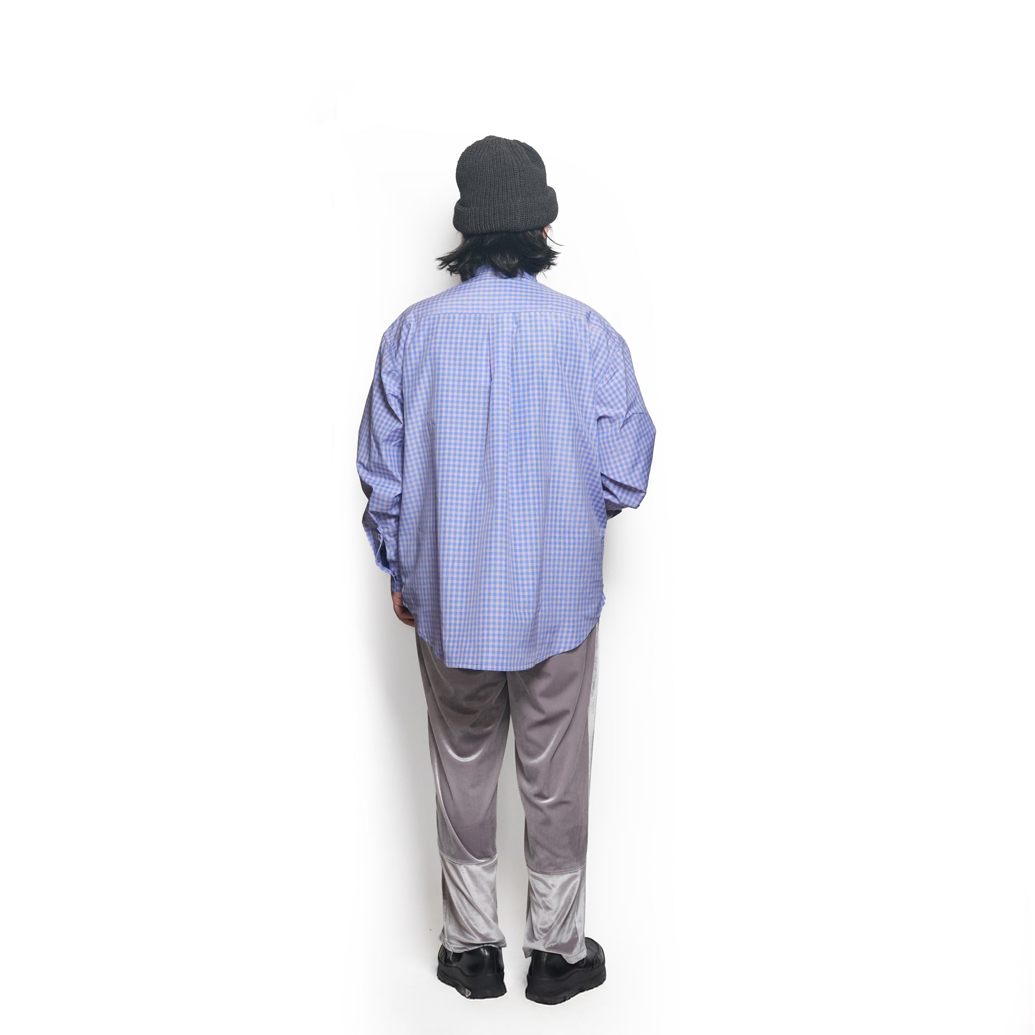 ベロアカッティングラインパンツ – Silver | 2601KT102_Silver | Looper