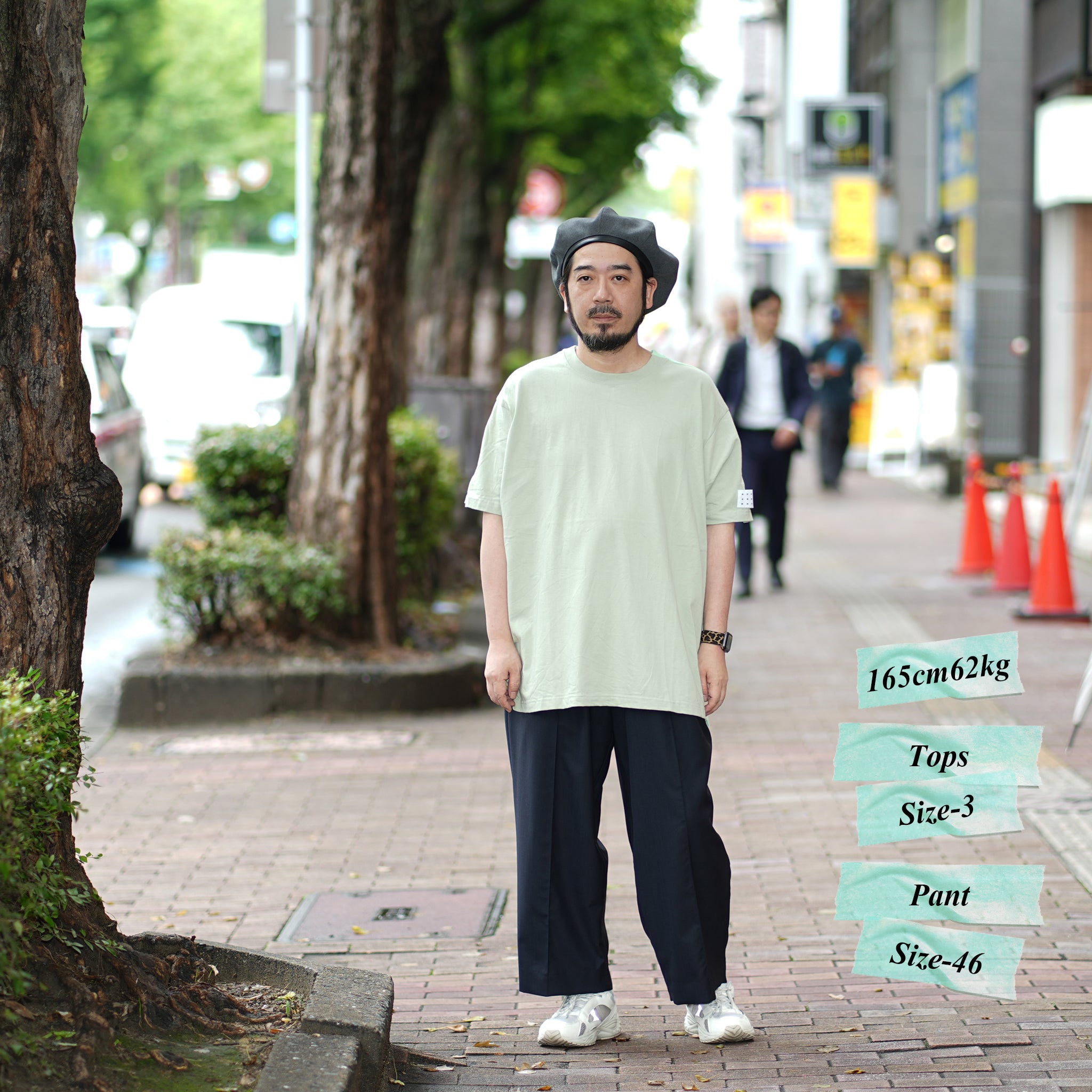 No:tb-t0200_lgreen | Name:ALL ROUND T-shirts | Color:L.green【TRAINERBOYS_トレーナーボーイズ】