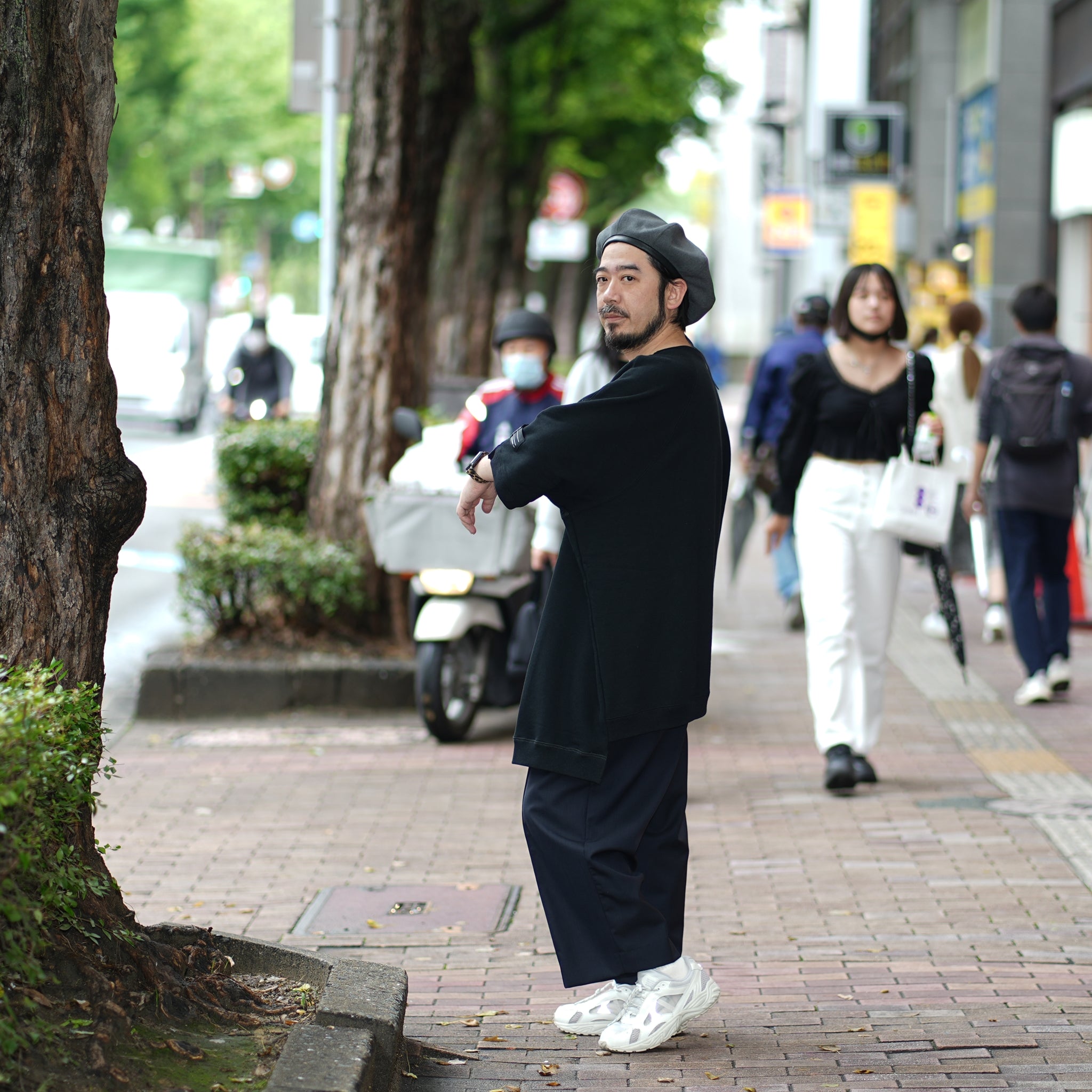 No:tb-sw0202_Black | Name:ALL ROUND TRAINER S/S |  Color:Black【TRAINERBOYS_トレーナーボーイズ】