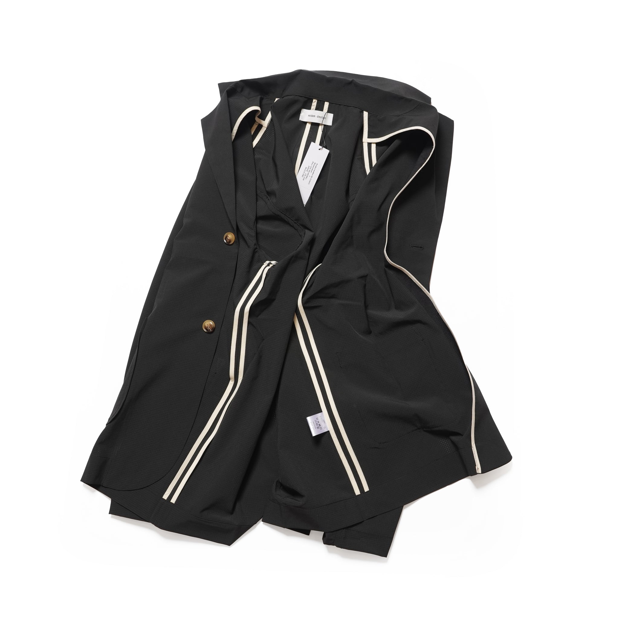 AIR DOTS tailored jacket – Black | M-2510455_Black | MODEM DESIGN