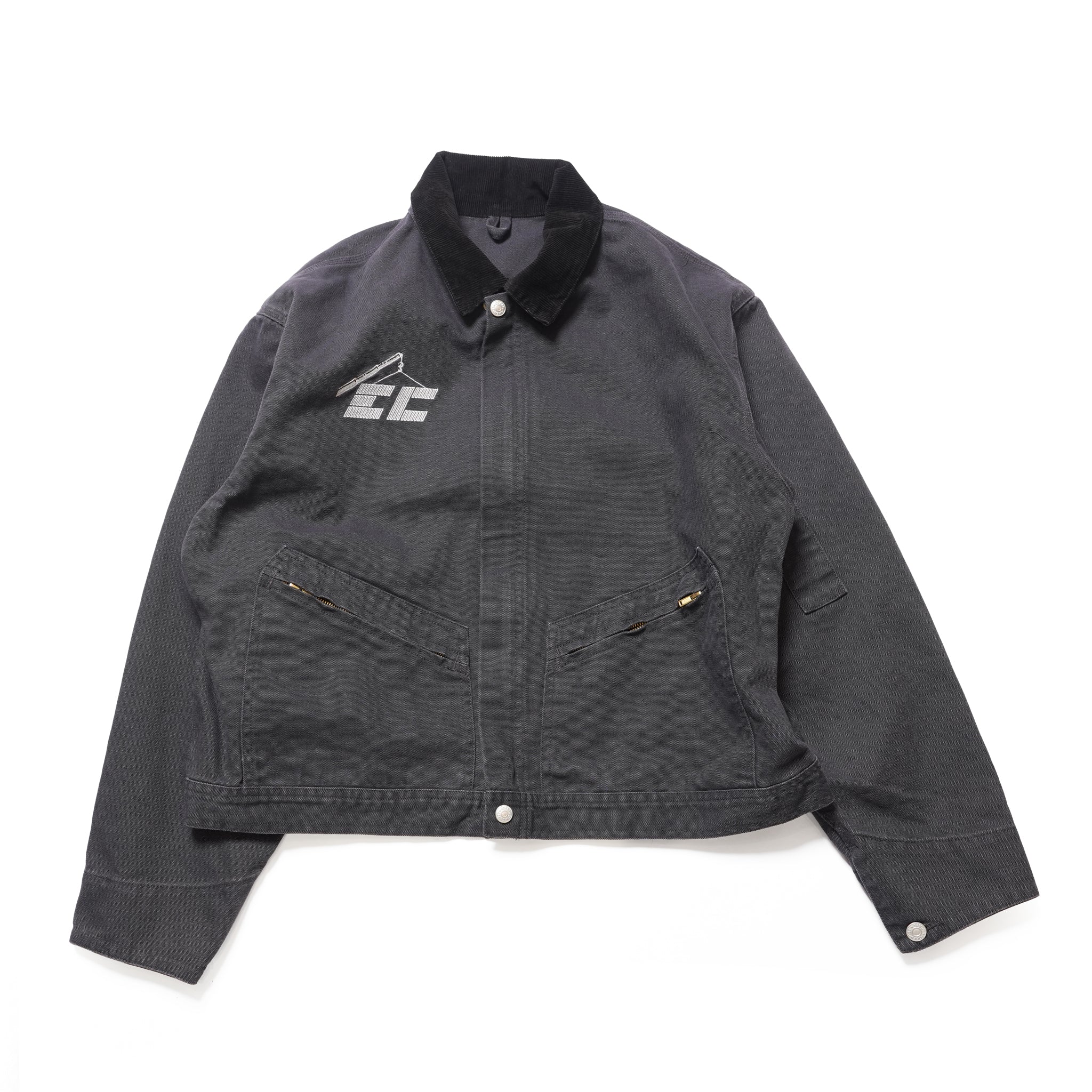 clopped EG jacket – Gray | tl26s004_Gray | THRIFTY LOOK