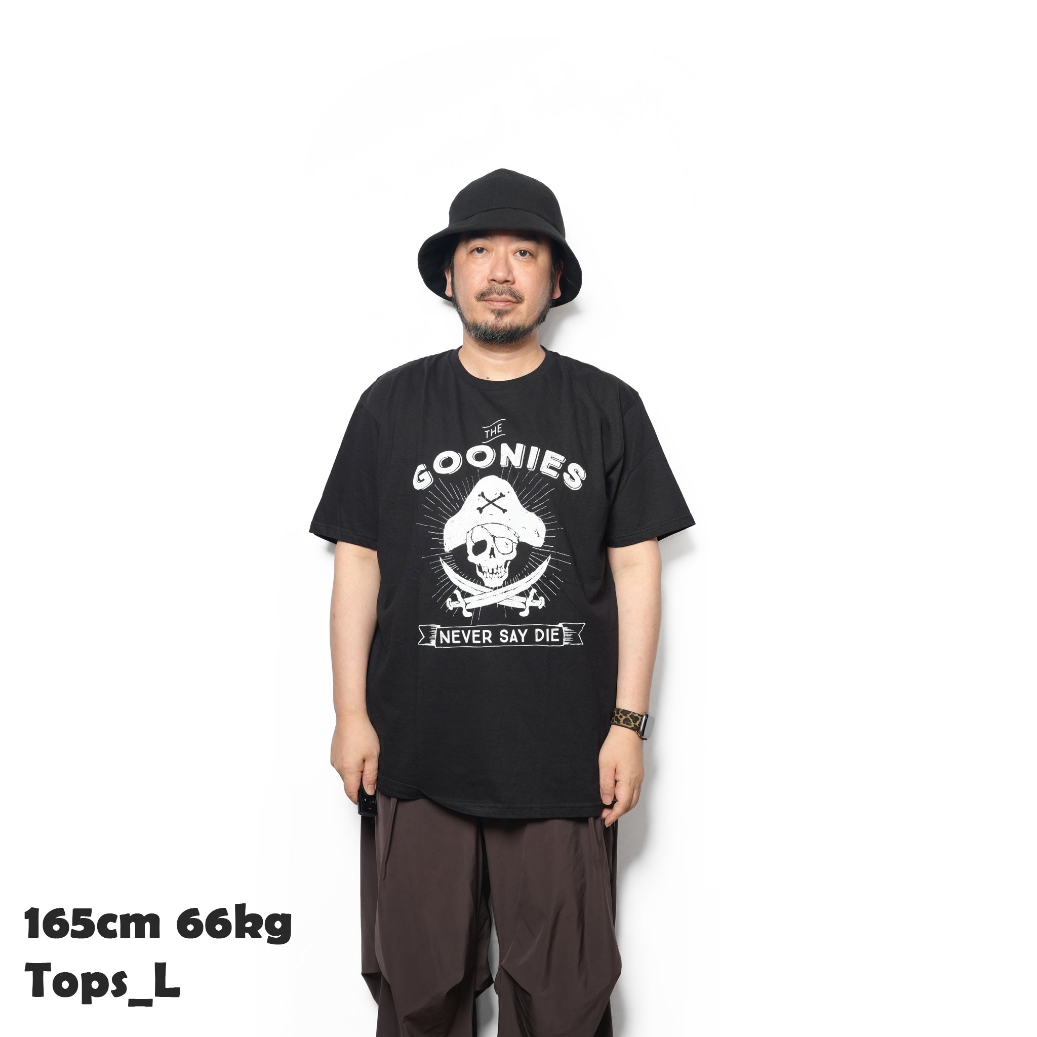 The Goonies Unisex T-Shirt: Never Say Die (Black) | CULTURE TEE GOONTS