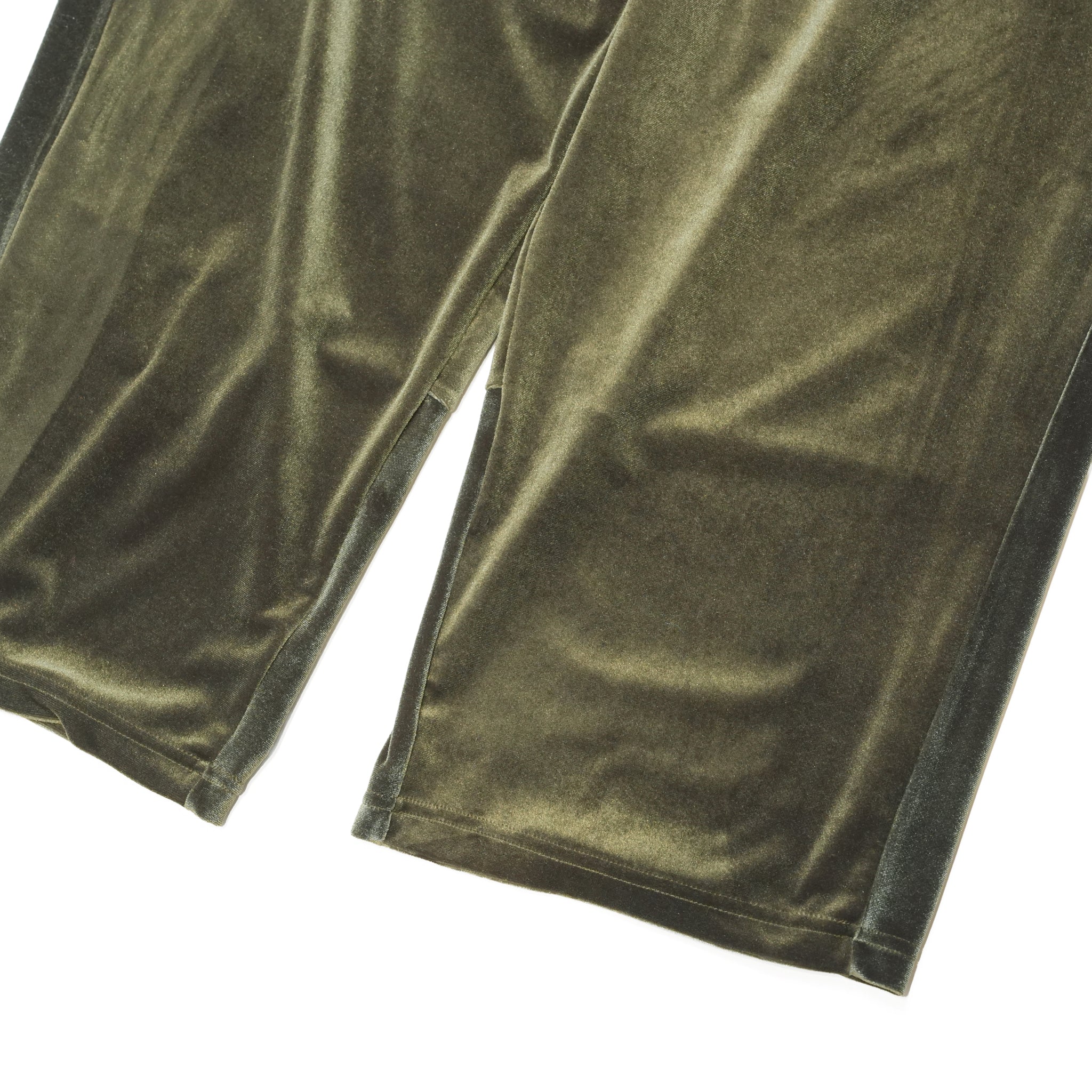 ベロアカッティングラインパンツ – Olive | 2601KT102_Olive | Looper