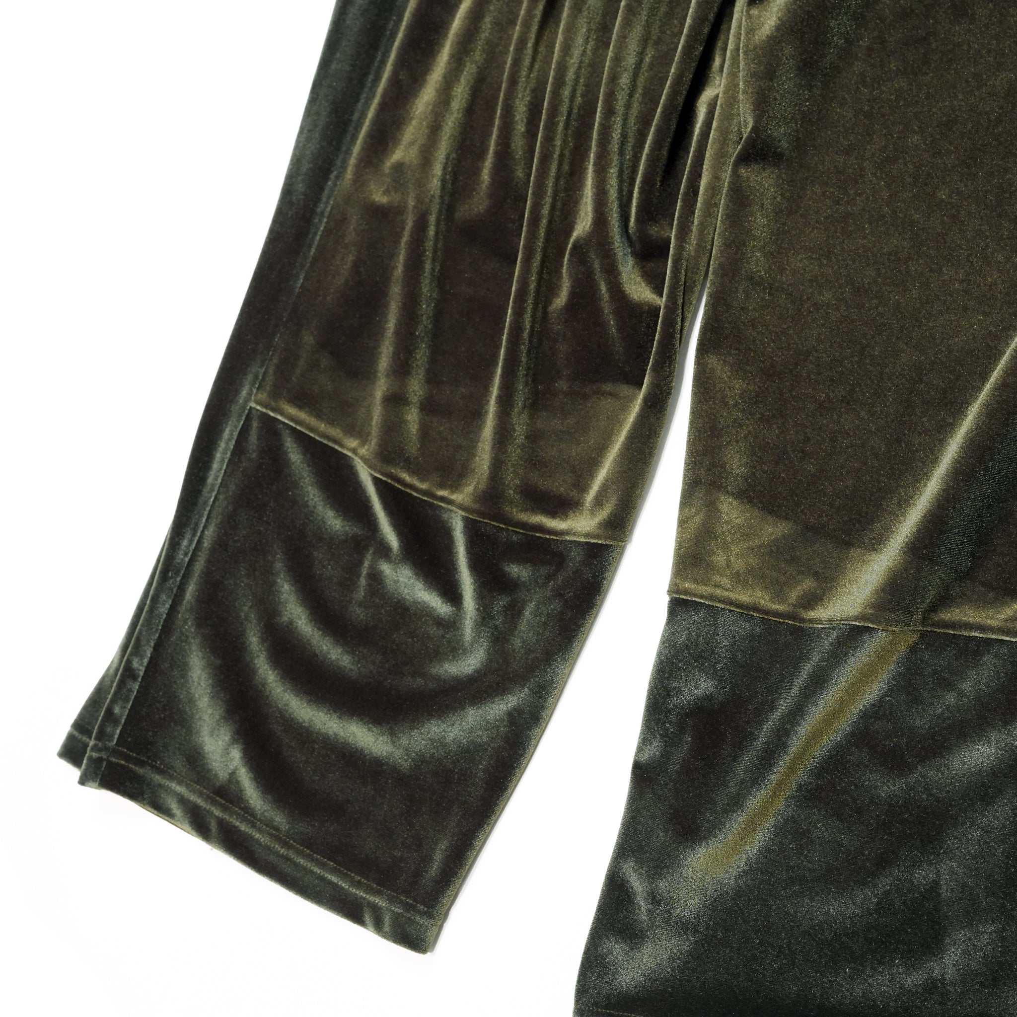 ベロアカッティングラインパンツ – Olive | 2601KT102_Olive | Looper