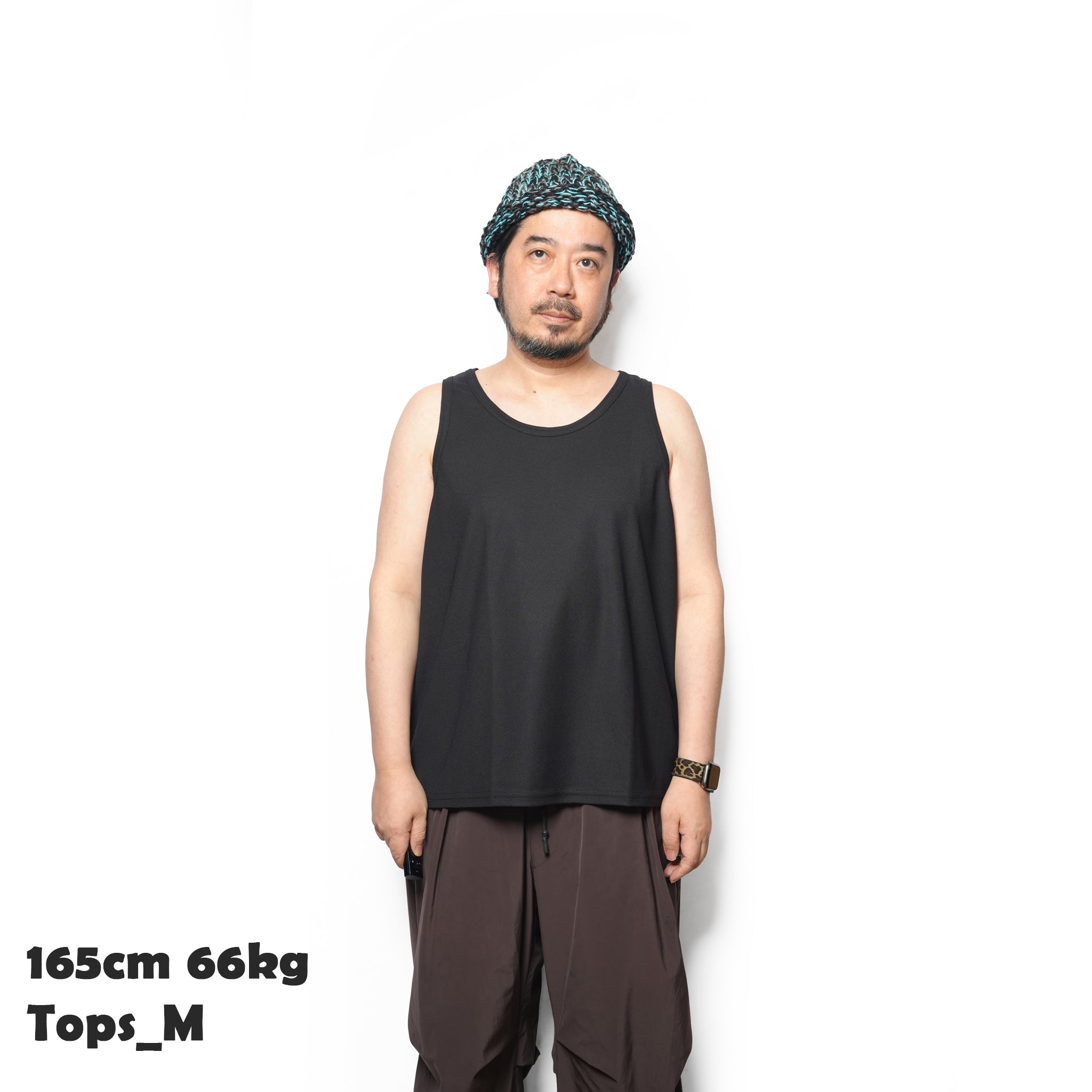 Dry Pique Tank Top 100% Polyester – White / Black / Navy | Size:M / L | SMOKE T ONE | D-SPORT WEAR【ネコポス選択可能】