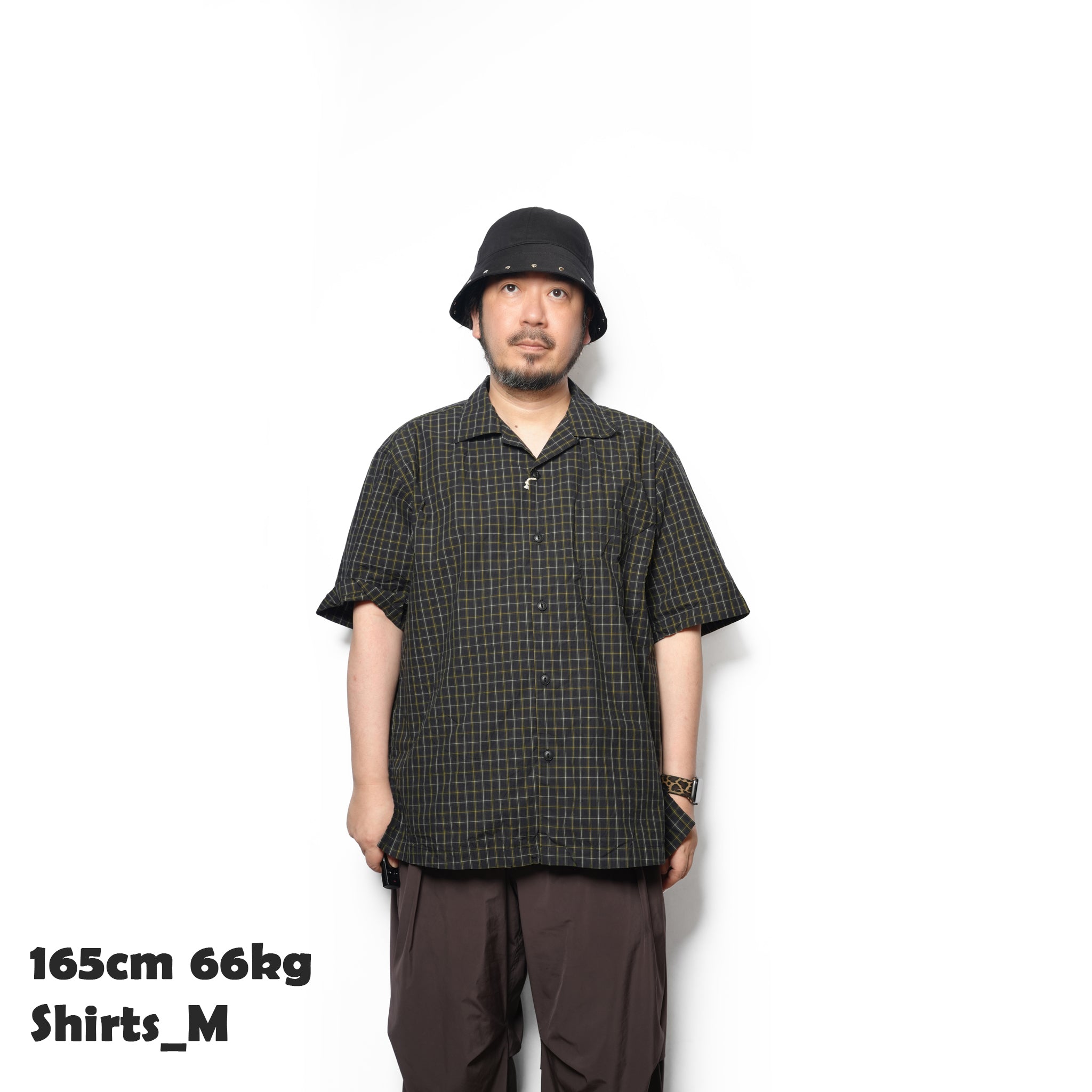 OPEN COLLAR SHIRT-BRITISH CHECK – Navy | CATTA SHIRTS