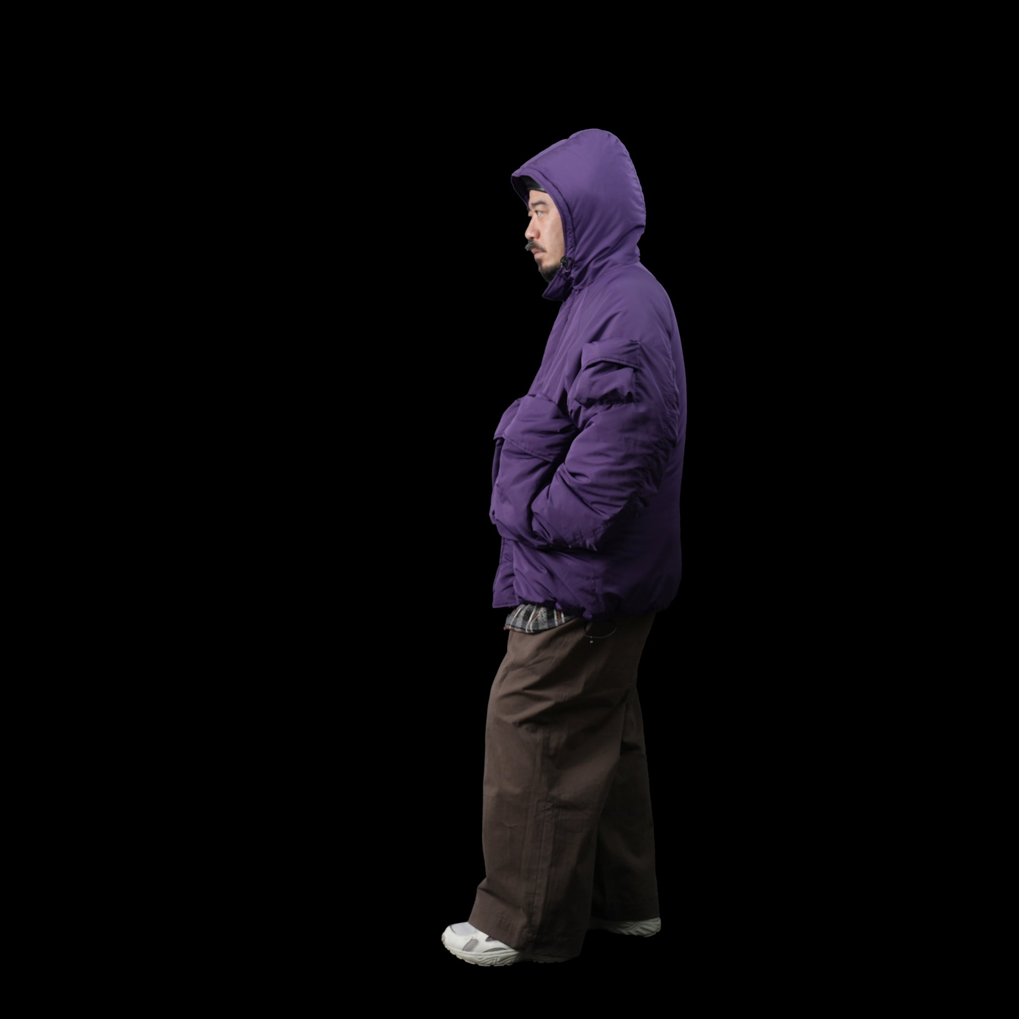 HYATT PUFF – Black / Purple | KELEN MEN