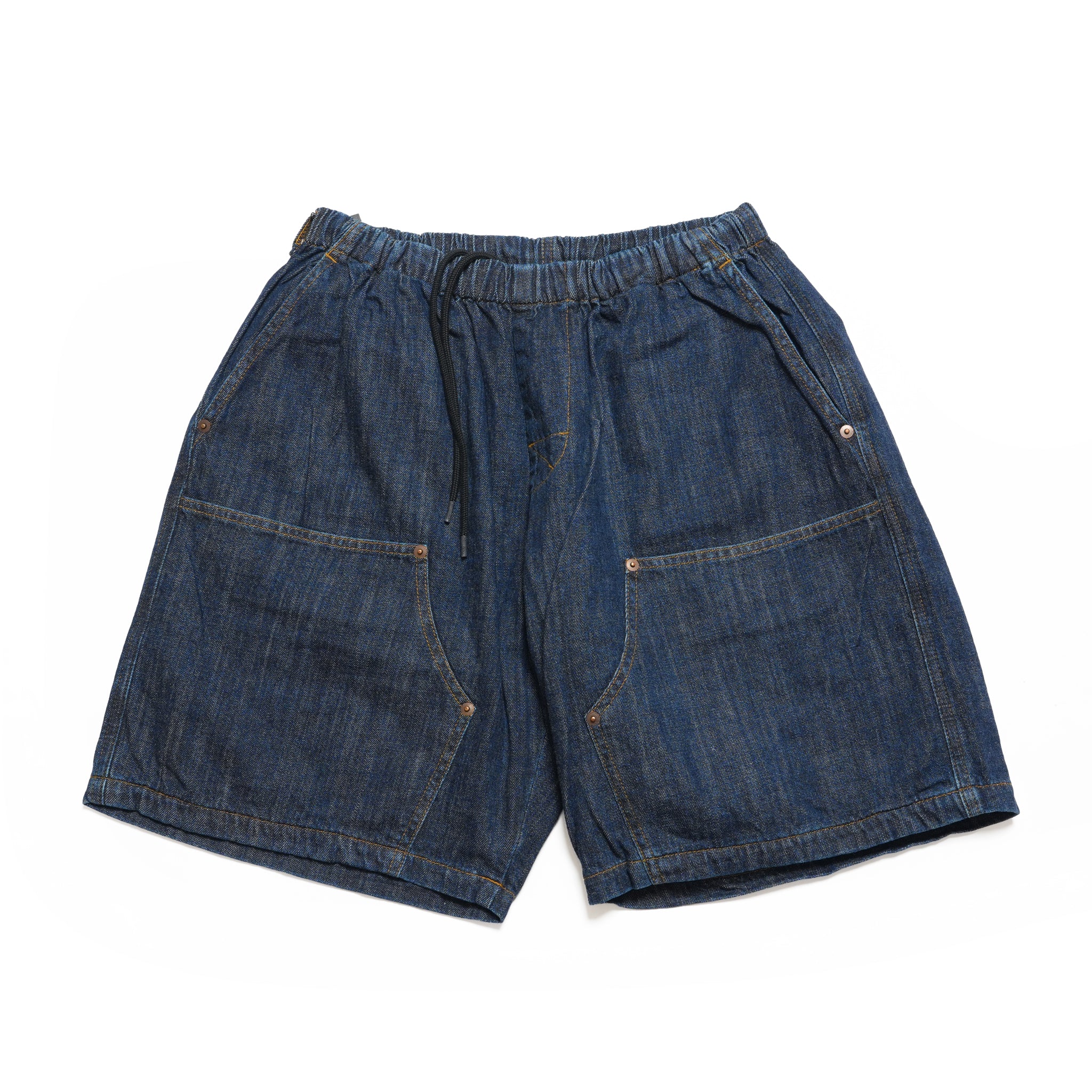 №161 [ Double Knee pocket denim Beachshorts ]| RELAX FIT