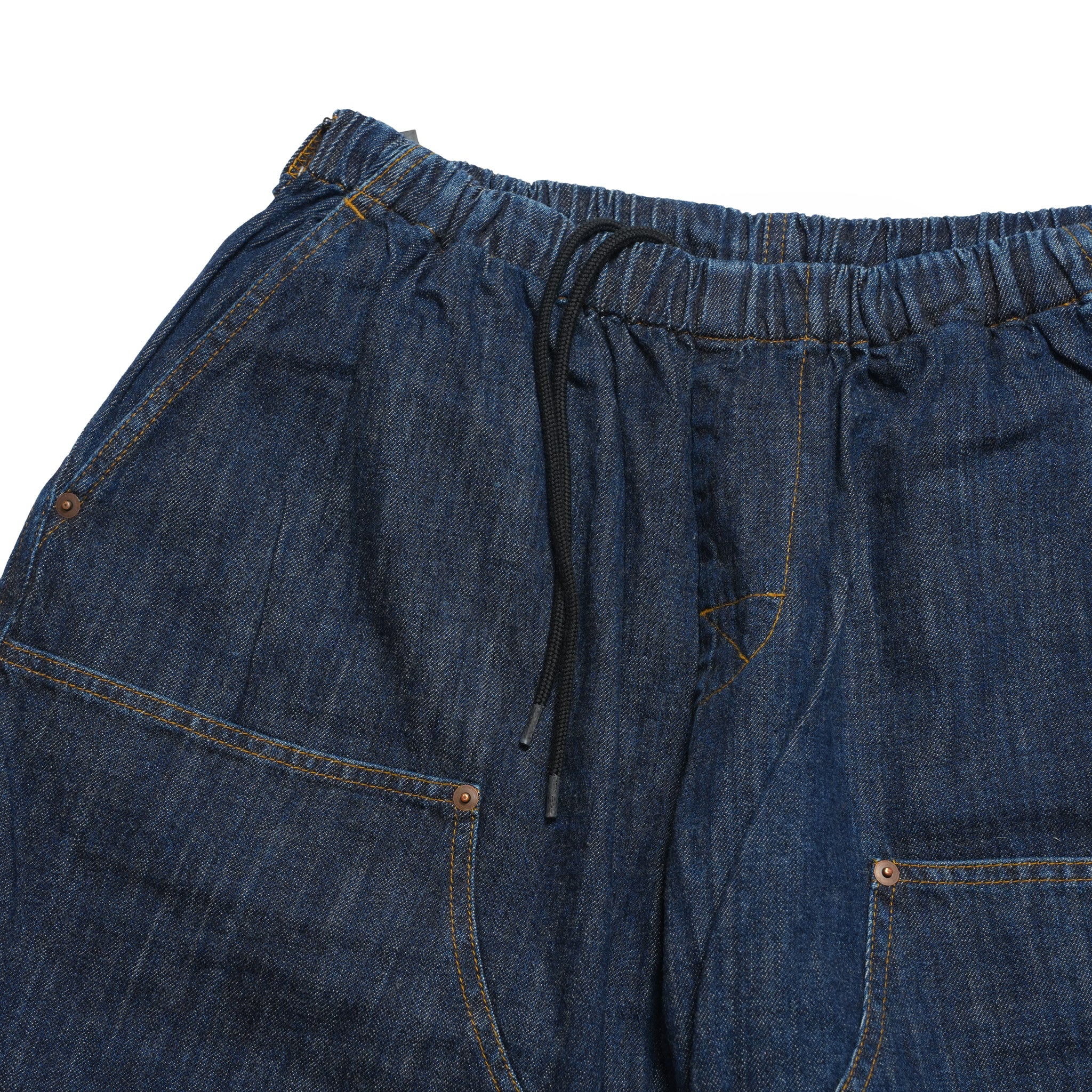 №161 [ Double Knee pocket denim Beachshorts ]| RELAX FIT