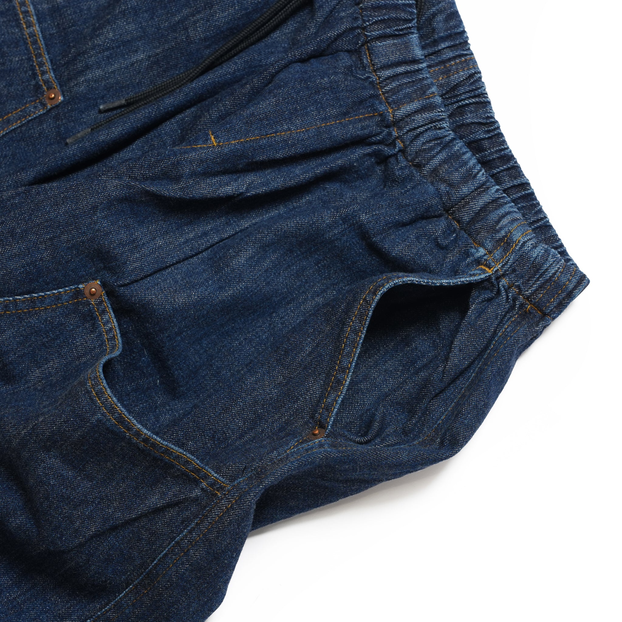 №161 [ Double Knee pocket denim Beachshorts ]| RELAX FIT