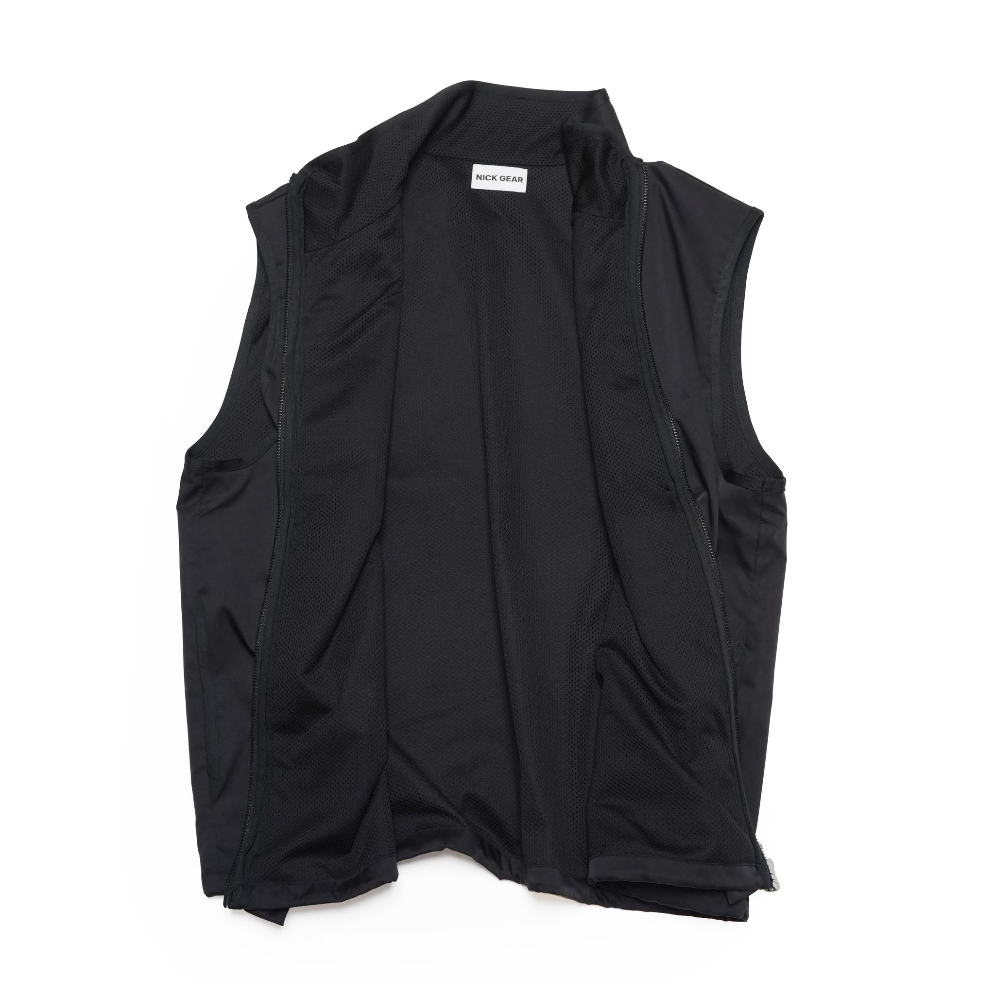 Frill Vest – Black | NICK GEAR