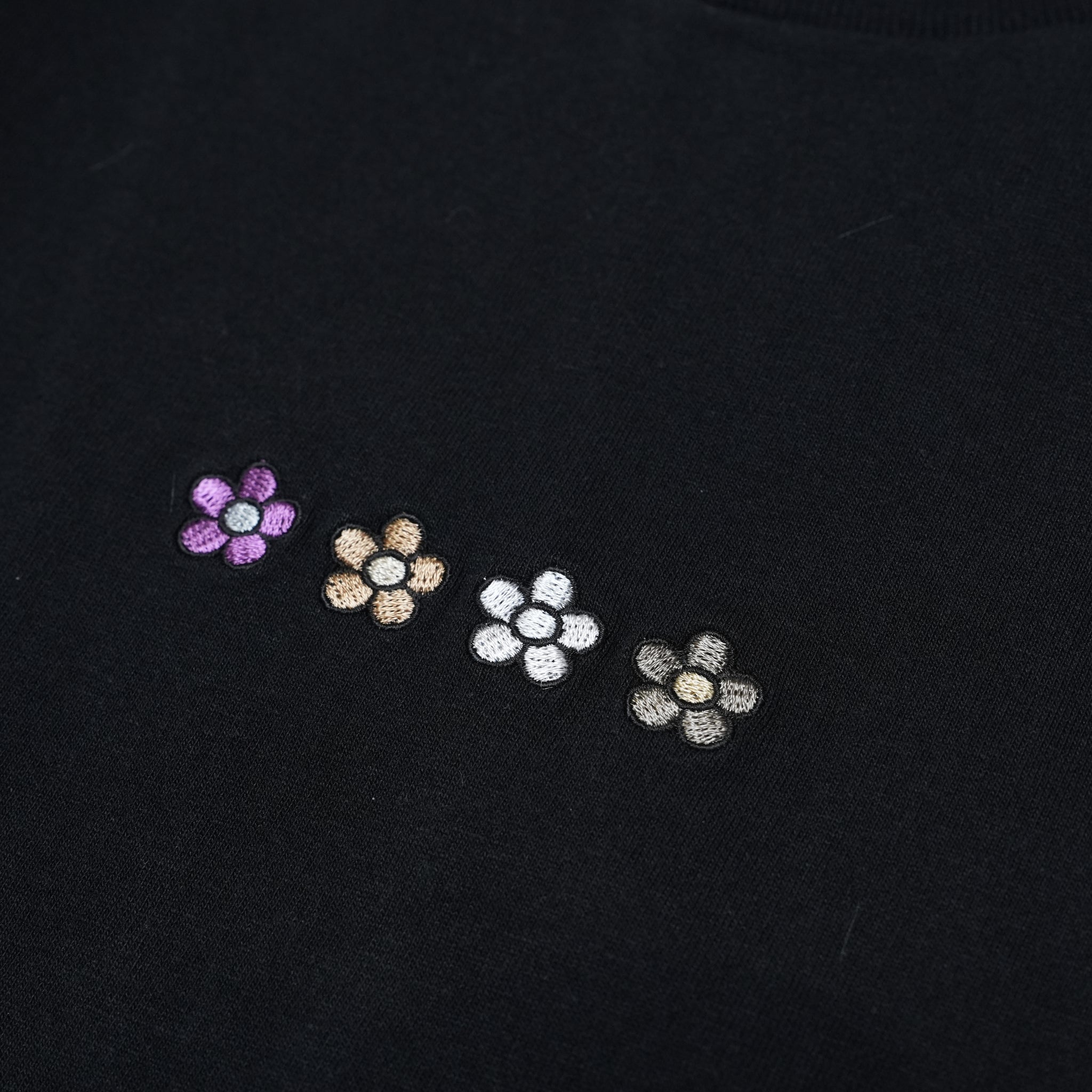 Alignment Flower T-Shirt | Color_Black | No_26S-05_Black【NICK GEAR_ニックギア】【入荷予定アイテム・入荷連絡可能】