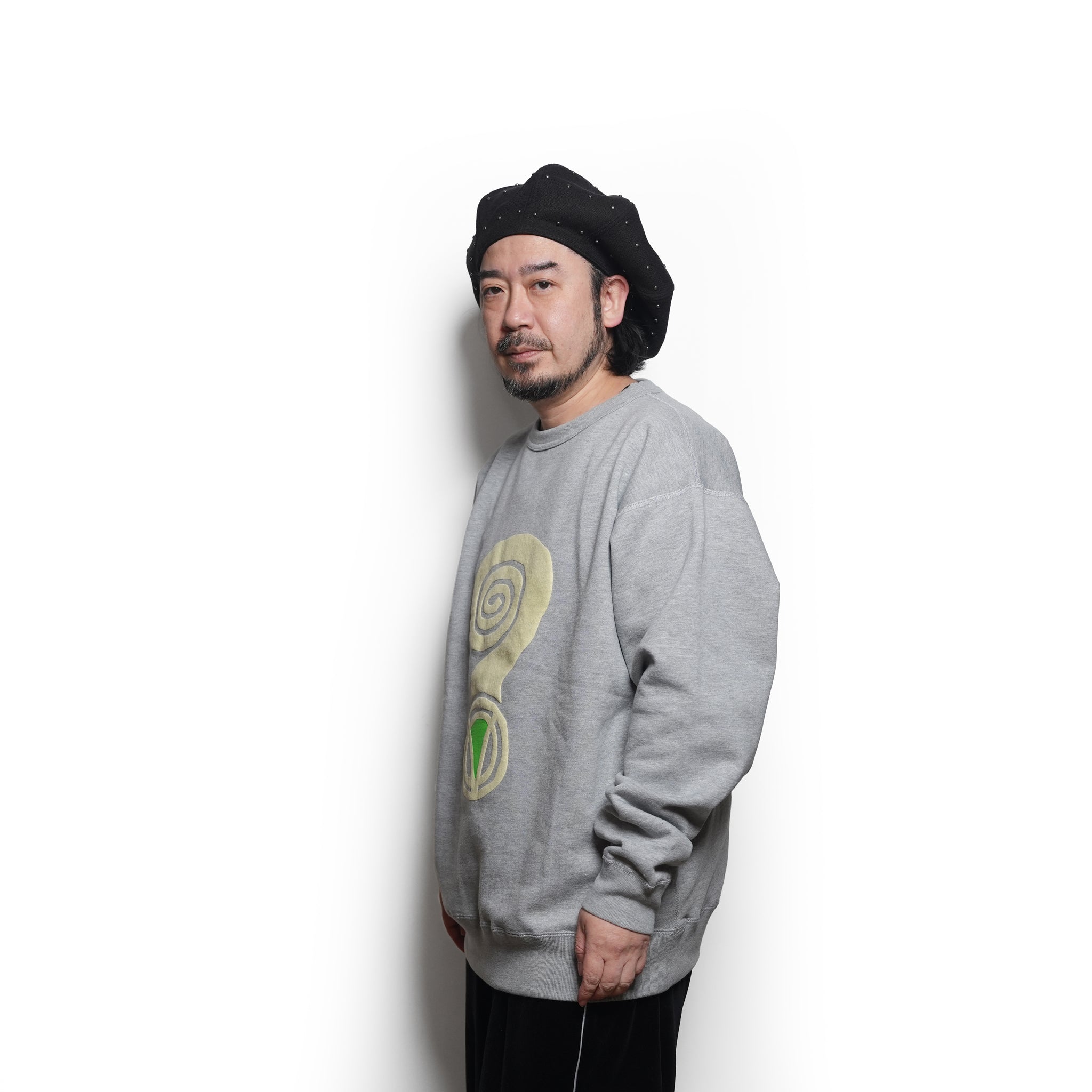 H.S.H CREW | Color_Ash | No_VOO-1263_Ash【VOO_ヴォー】