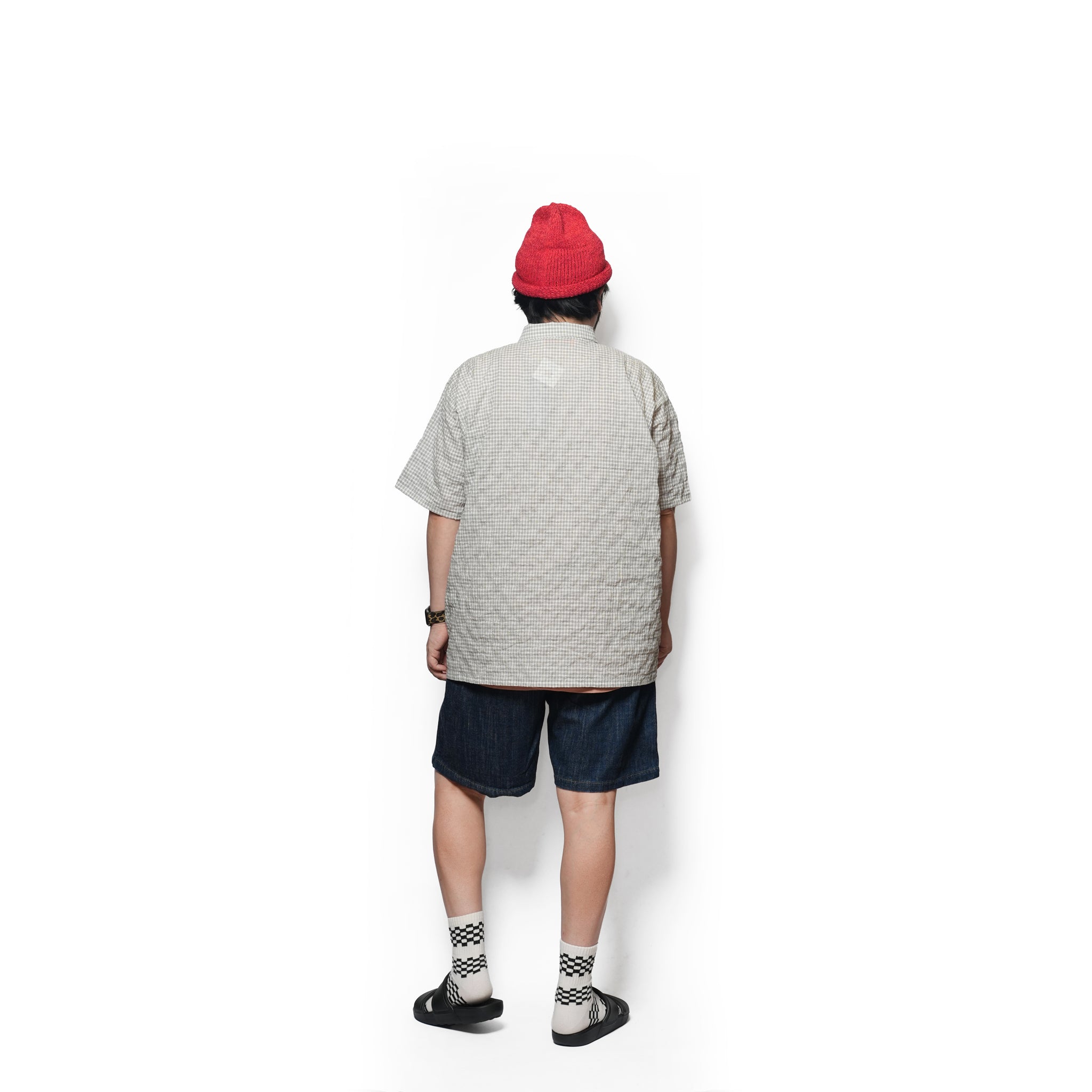 №161 [ Double Knee pocket denim Beachshorts ]| RELAX FIT