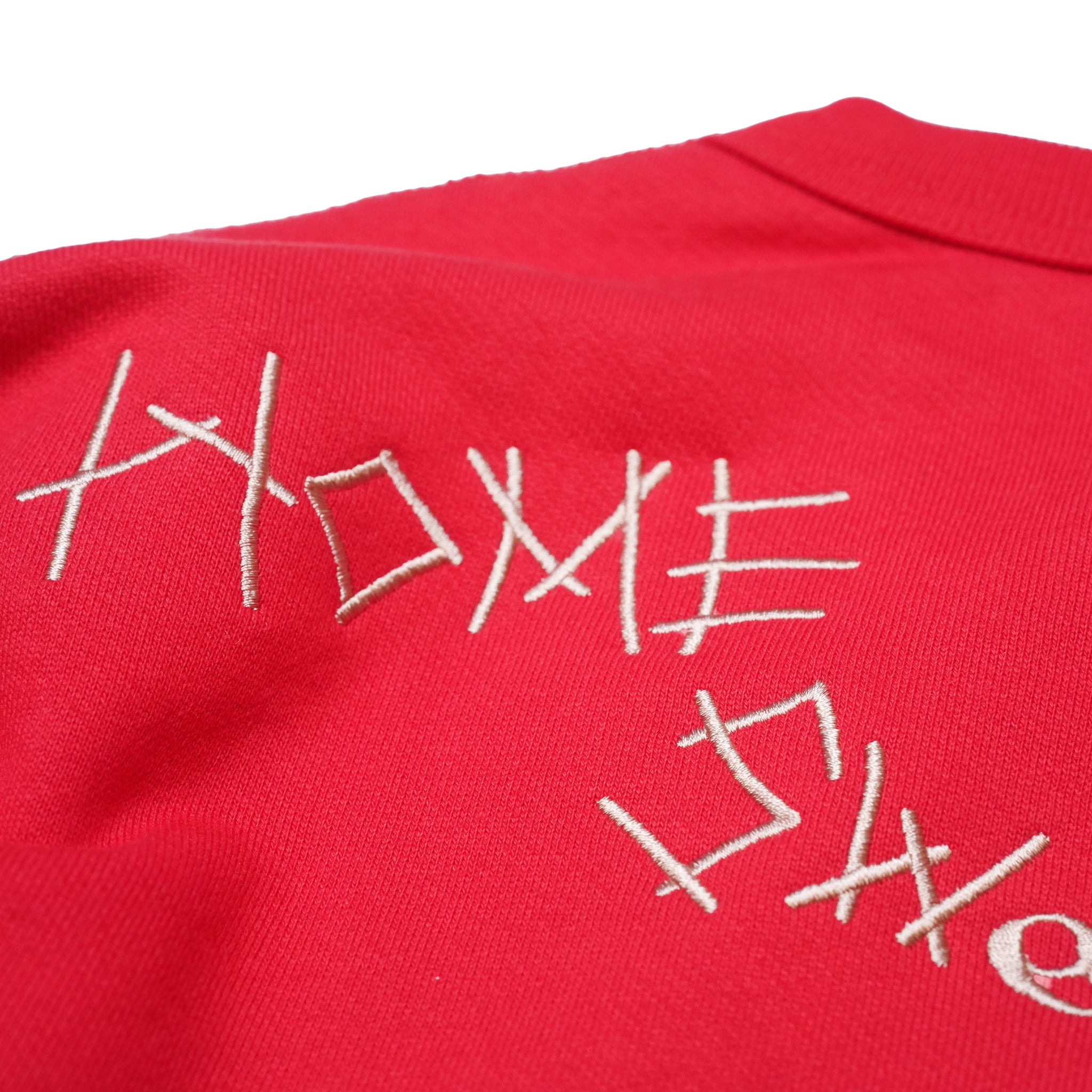 H.S.H CREW | Color_Red | No_VOO-1263_Red【VOO_ヴォー】