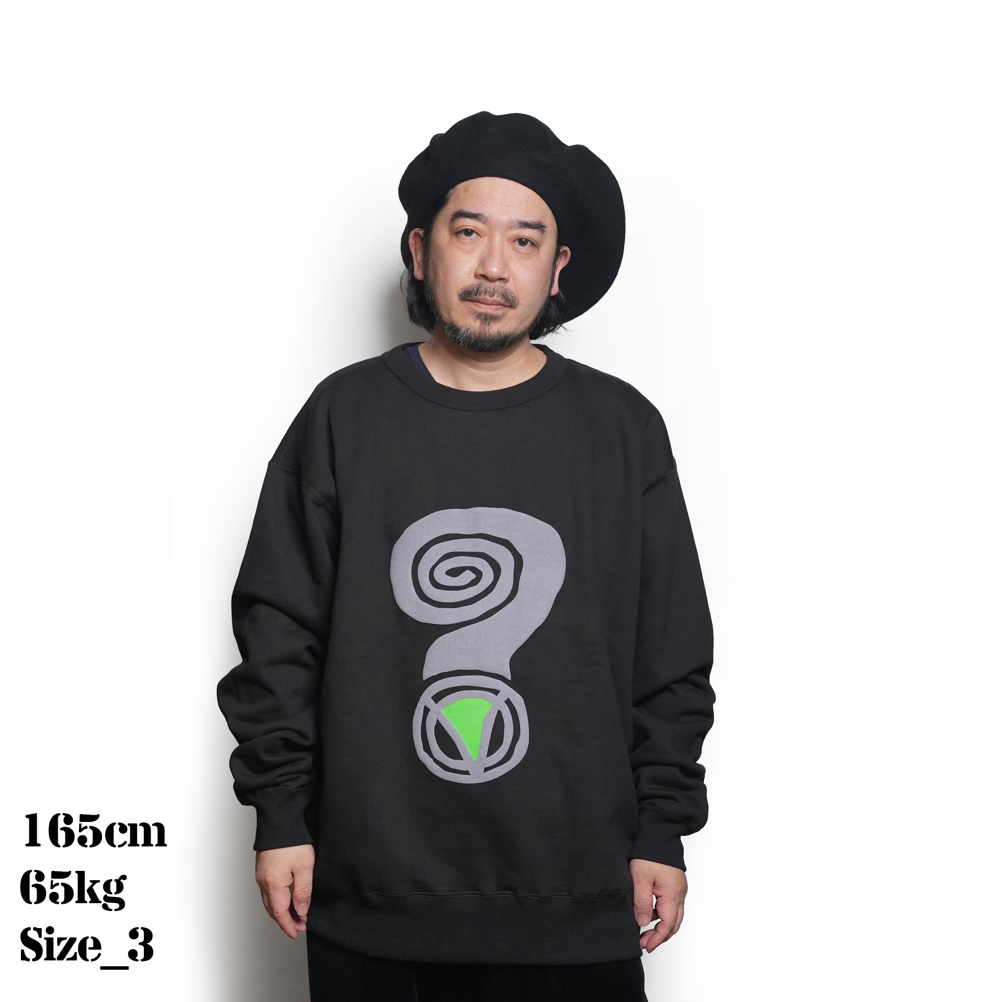 H.S.H CREW | Color_Black | No_VOO-1263_Black【VOO_ヴォー】