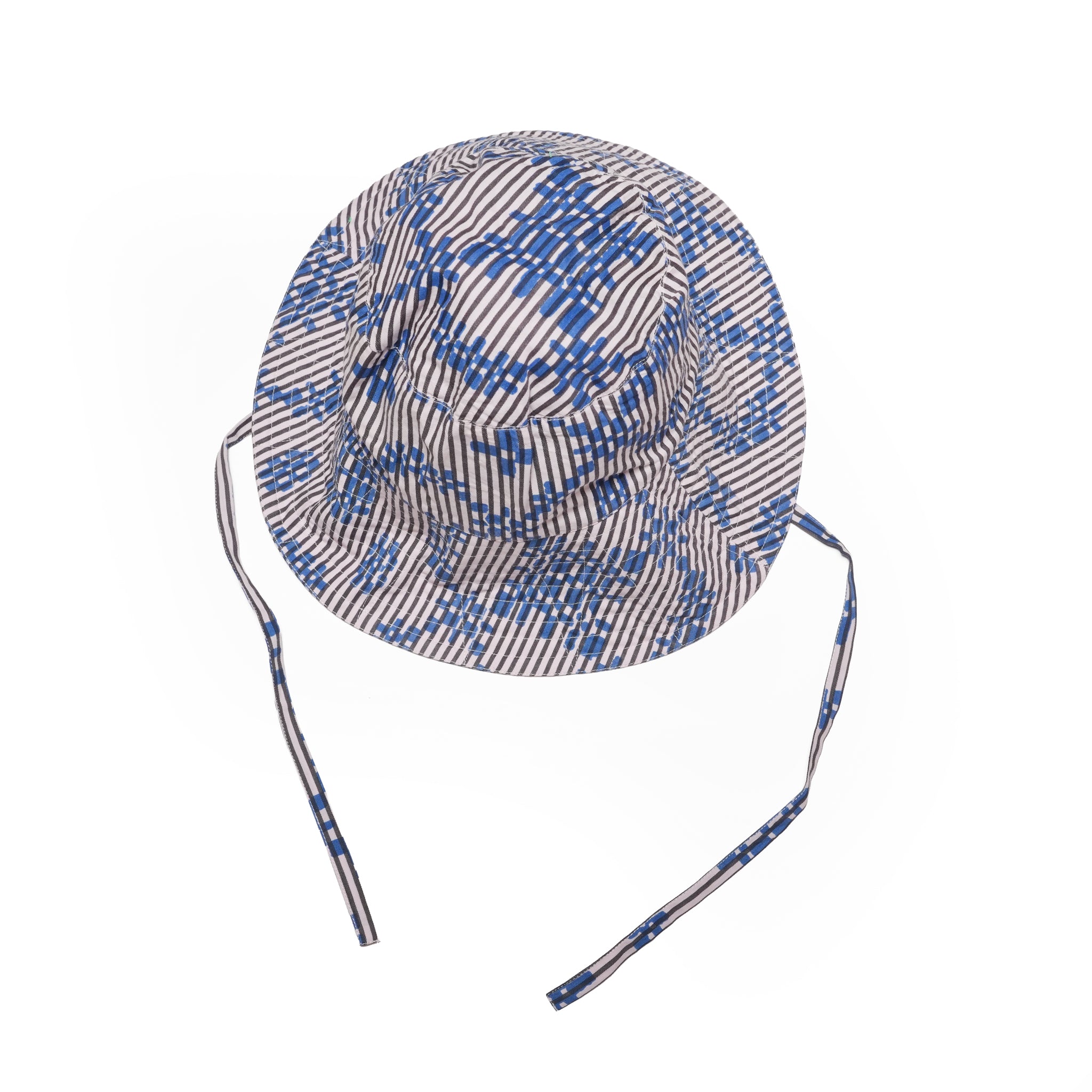 Cotton Flower Signal Print Hat | Color_Blue | No_ 027061SE5 _Blue【SARA MALLIKA_サラマリカ】