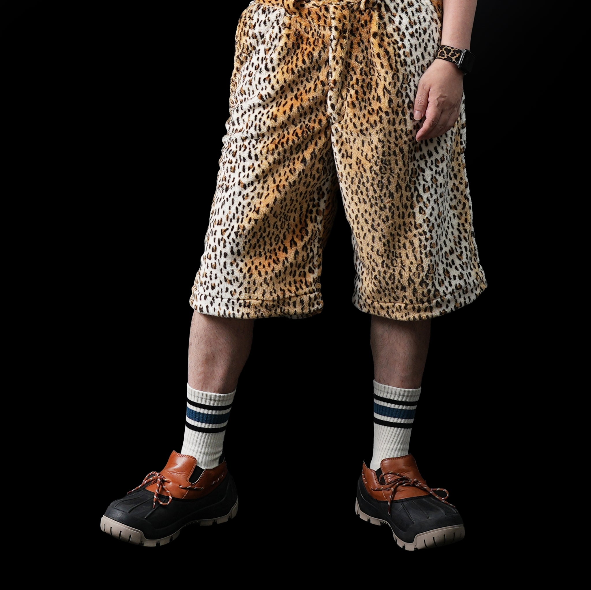 No:efswa-15 | Name: Leopard Short Pants | Color:Leopard | Size:Free【EFFECTEN_エフェクテン】