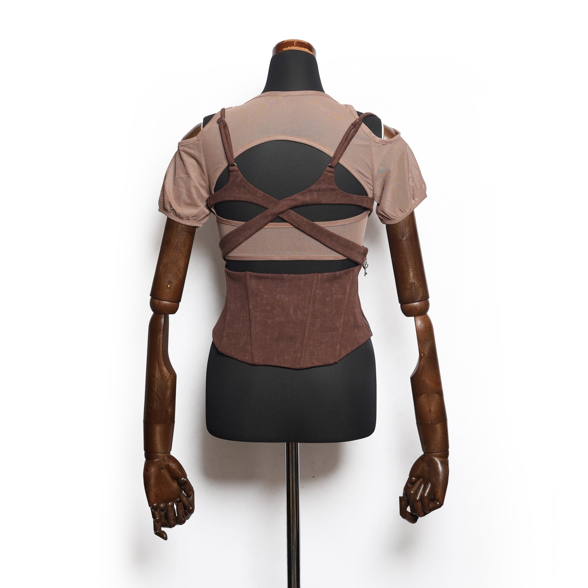 CHARMESH TOP (BROWN) | Bunny Hill Concept