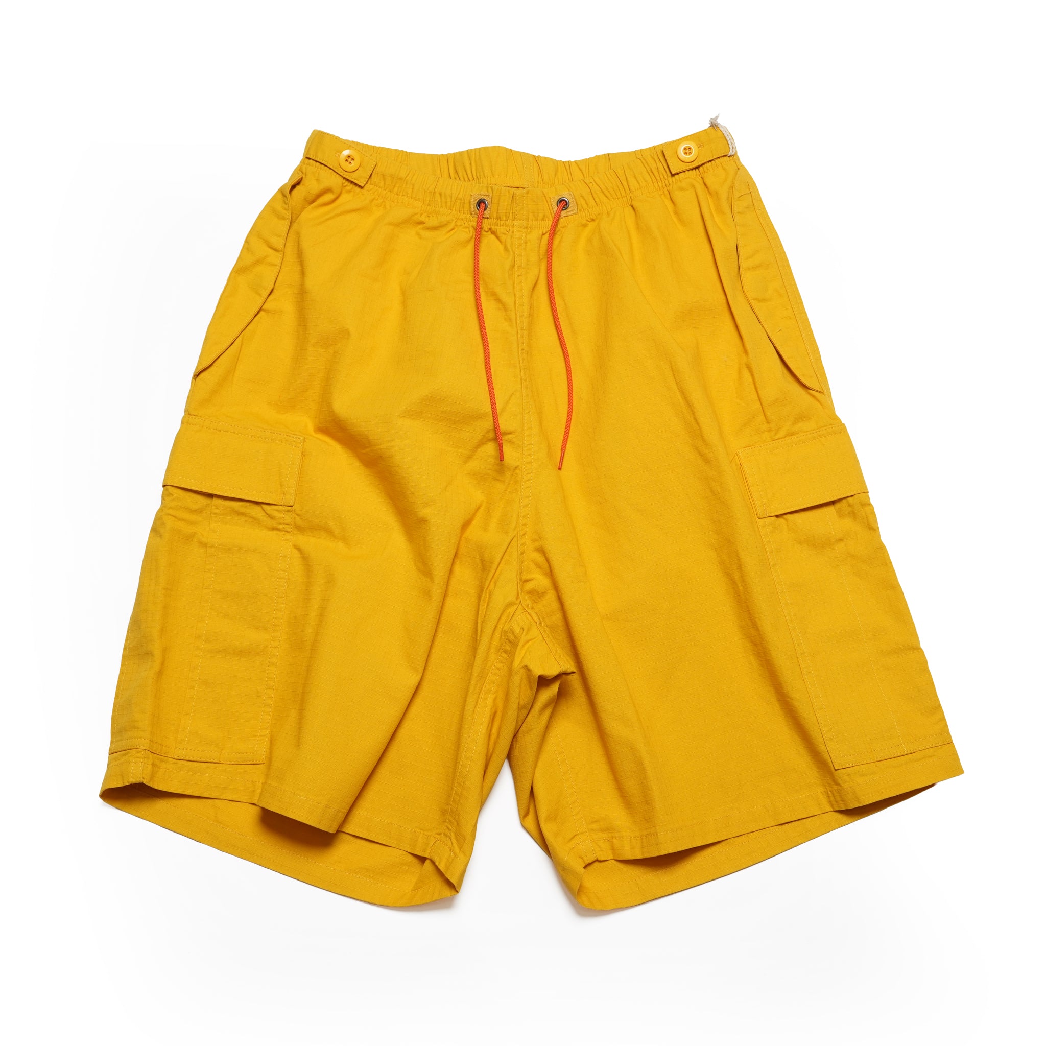 Easy Trousers Shorts / Randy shorts-rip (Yellow) | IMPRESTORE