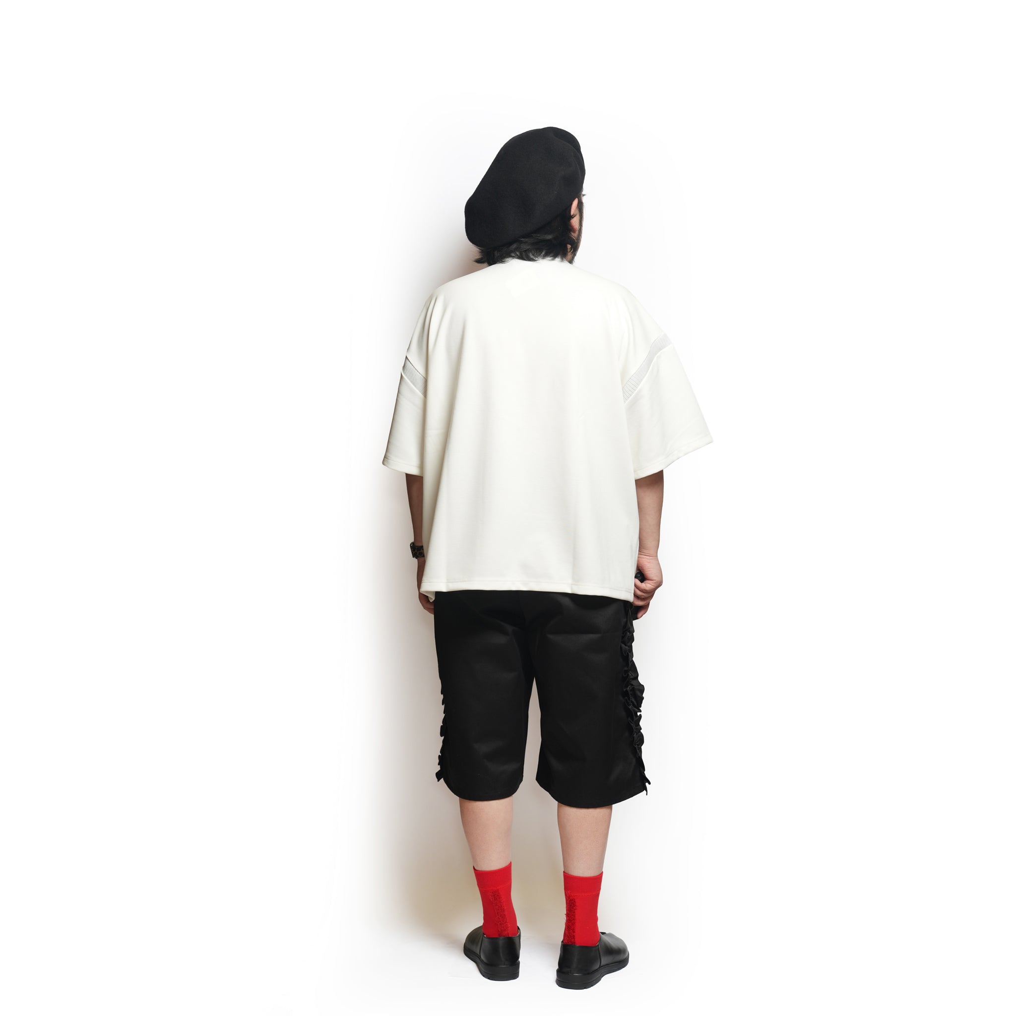 Rib T-Shirt – White | NICK GEAR
