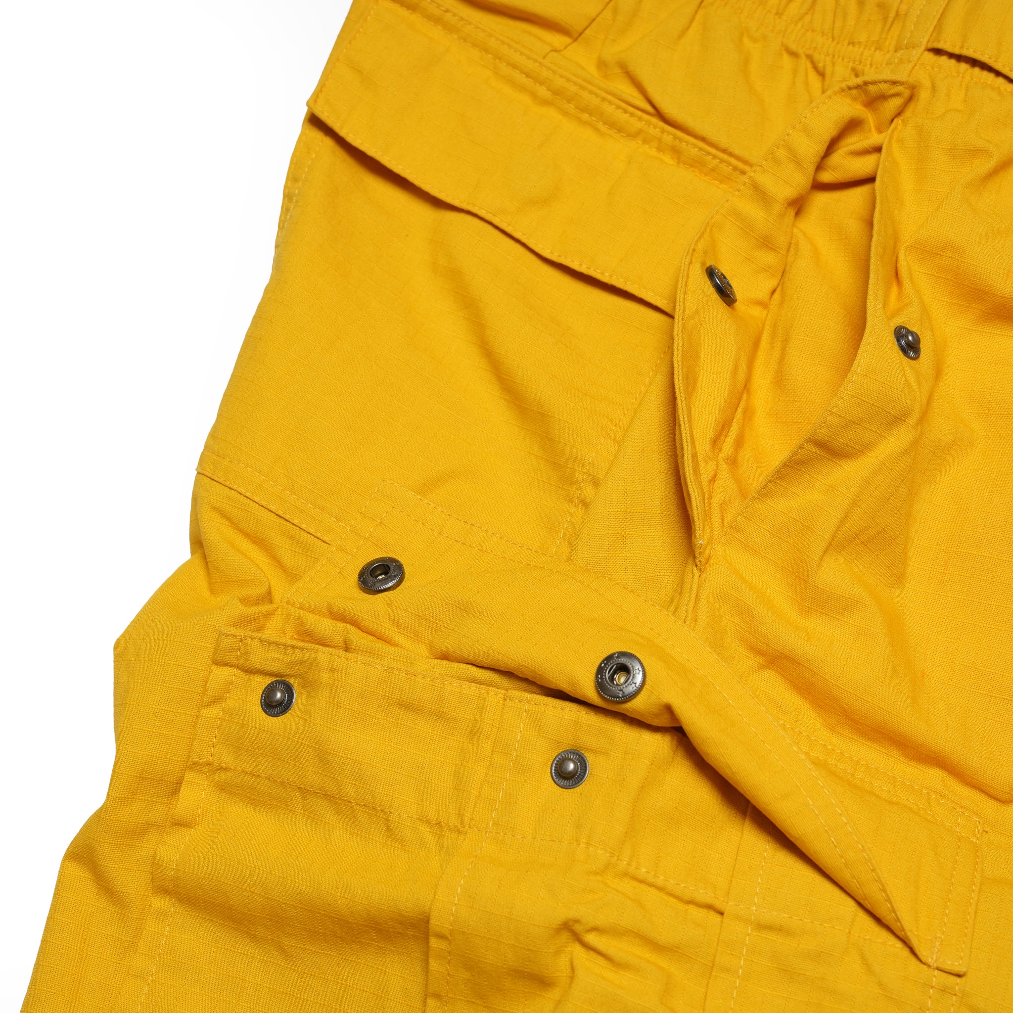 Easy Trousers Shorts / Randy shorts-rip (Yellow) | IMPRESTORE