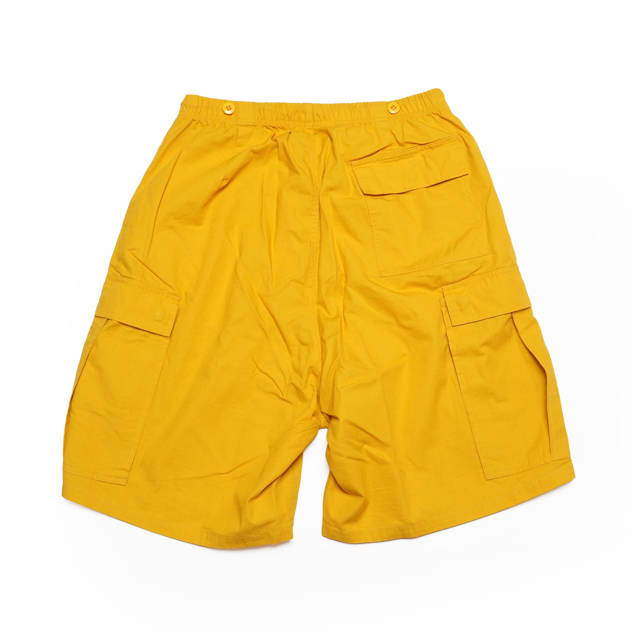Easy Trousers Shorts / Randy shorts-rip (Yellow) | IMPRESTORE