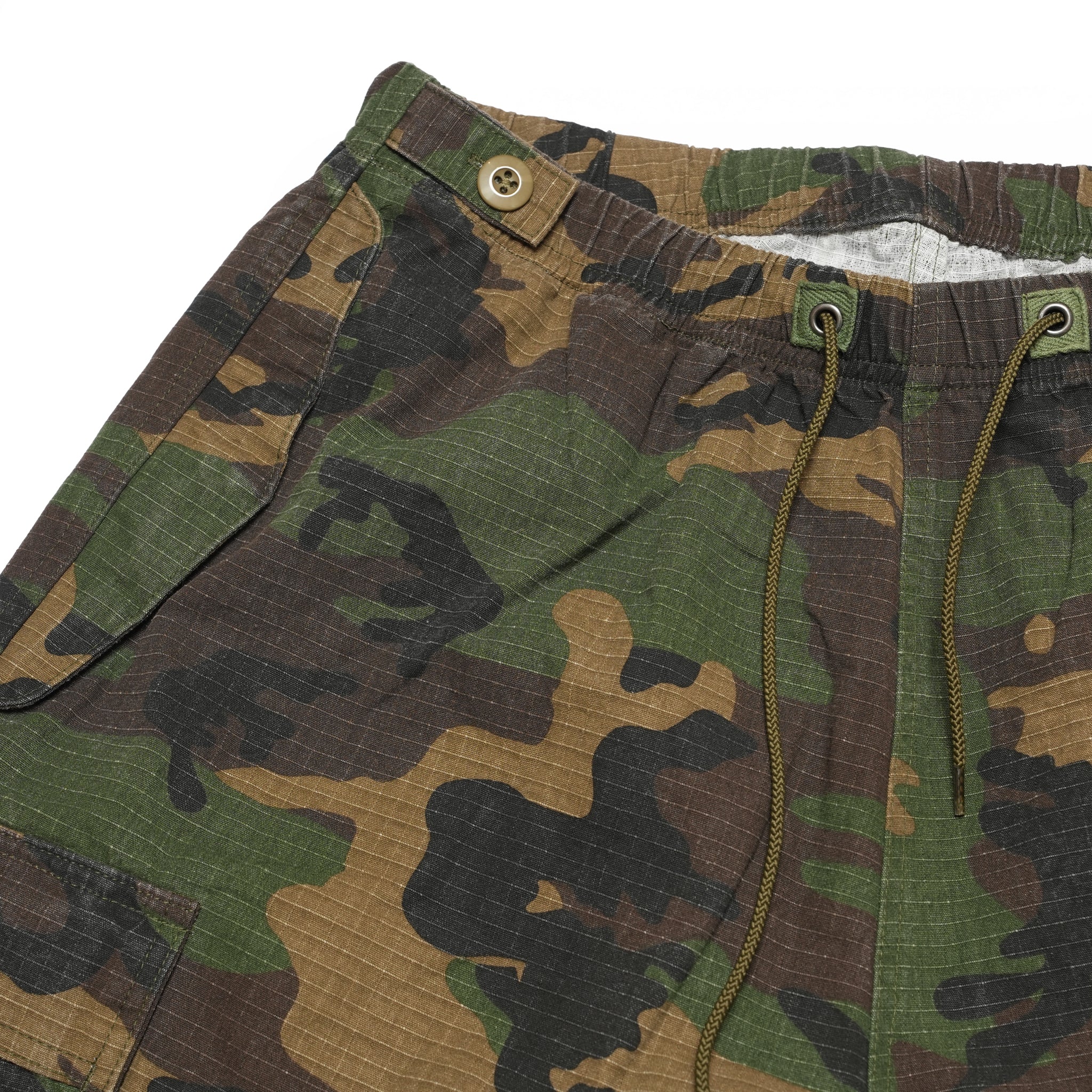 Easy Trousers Shorts / Randy shorts-rip (Woodland) | IMPRESTORE