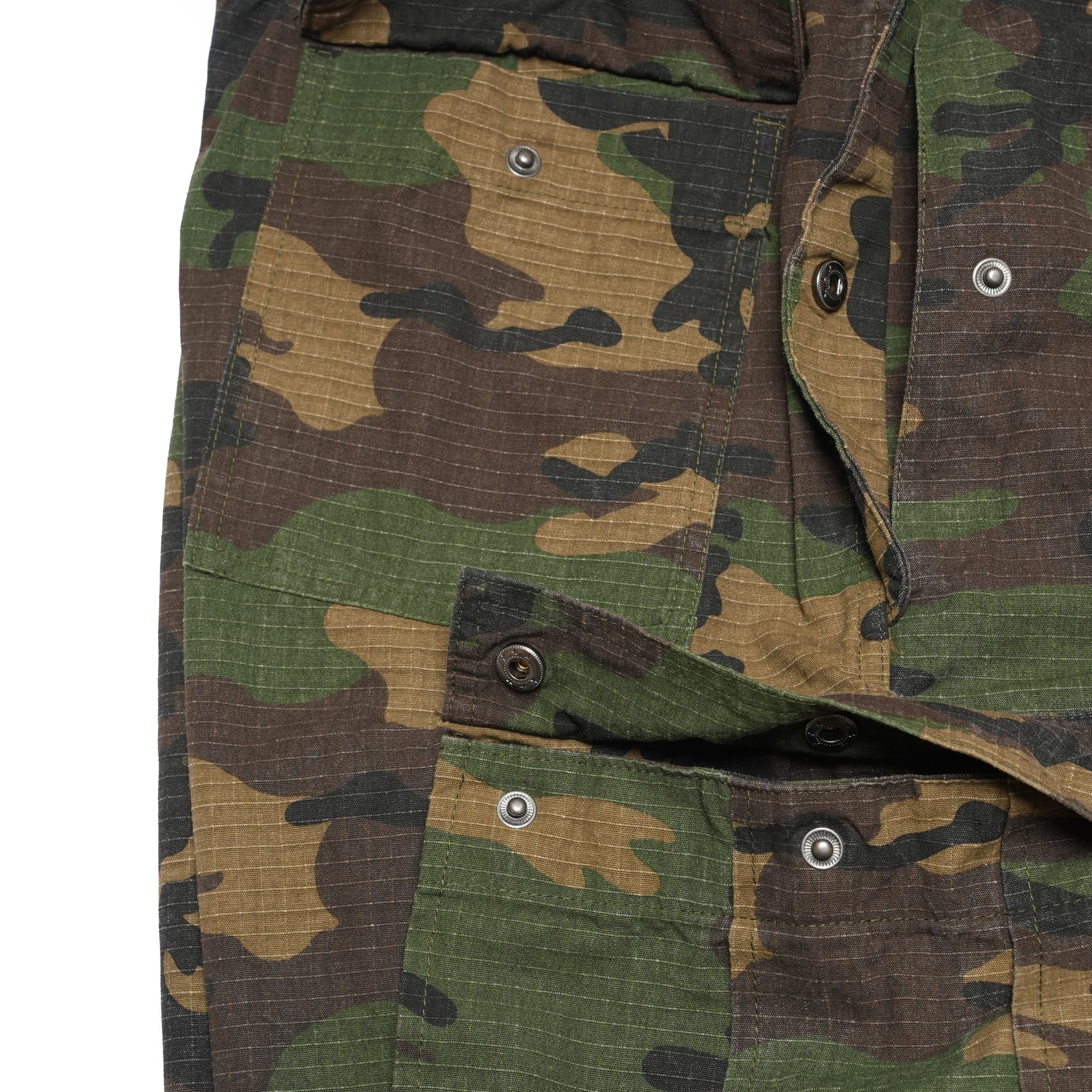 Easy Trousers Shorts / Randy shorts-rip (Woodland) | IMPRESTORE