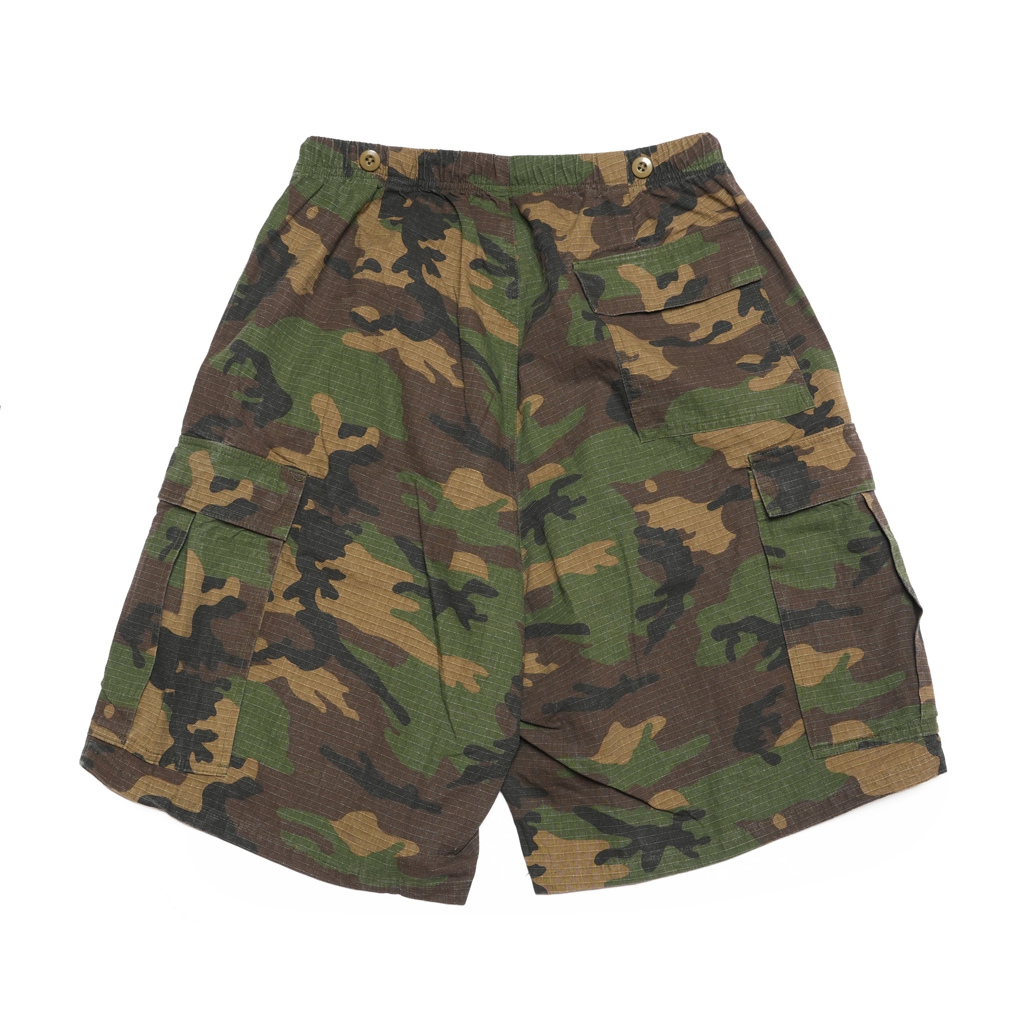 Easy Trousers Shorts / Randy shorts-rip (Woodland) | IMPRESTORE