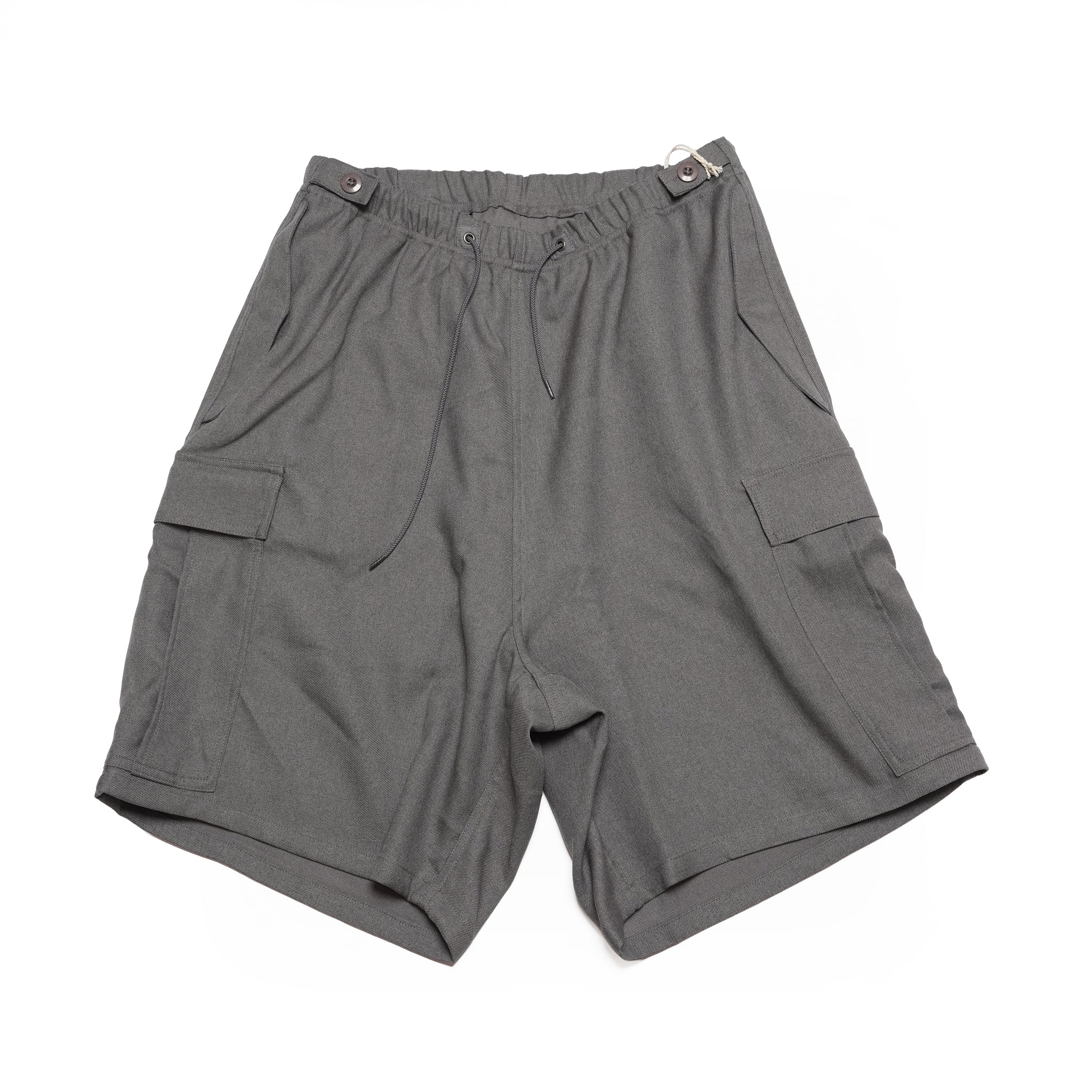 Easy Trousers Shorts / Randy shorts-sta-prest (Gray) | IMPRESTORE