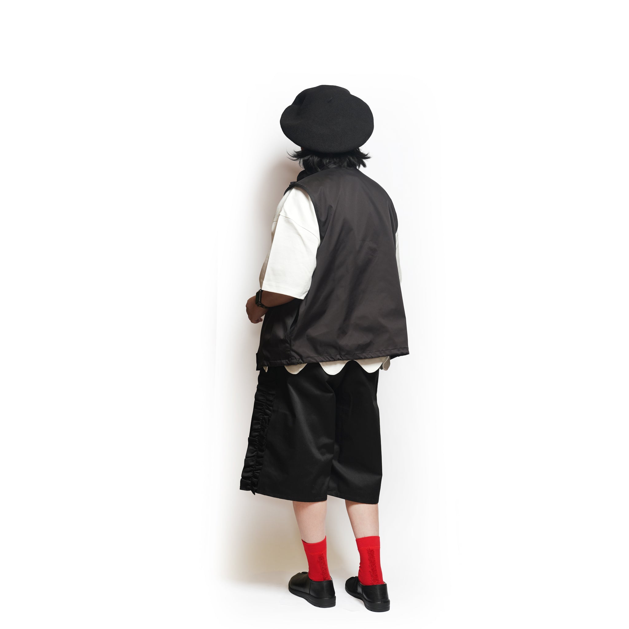 Frill Vest – Black | NICK GEAR