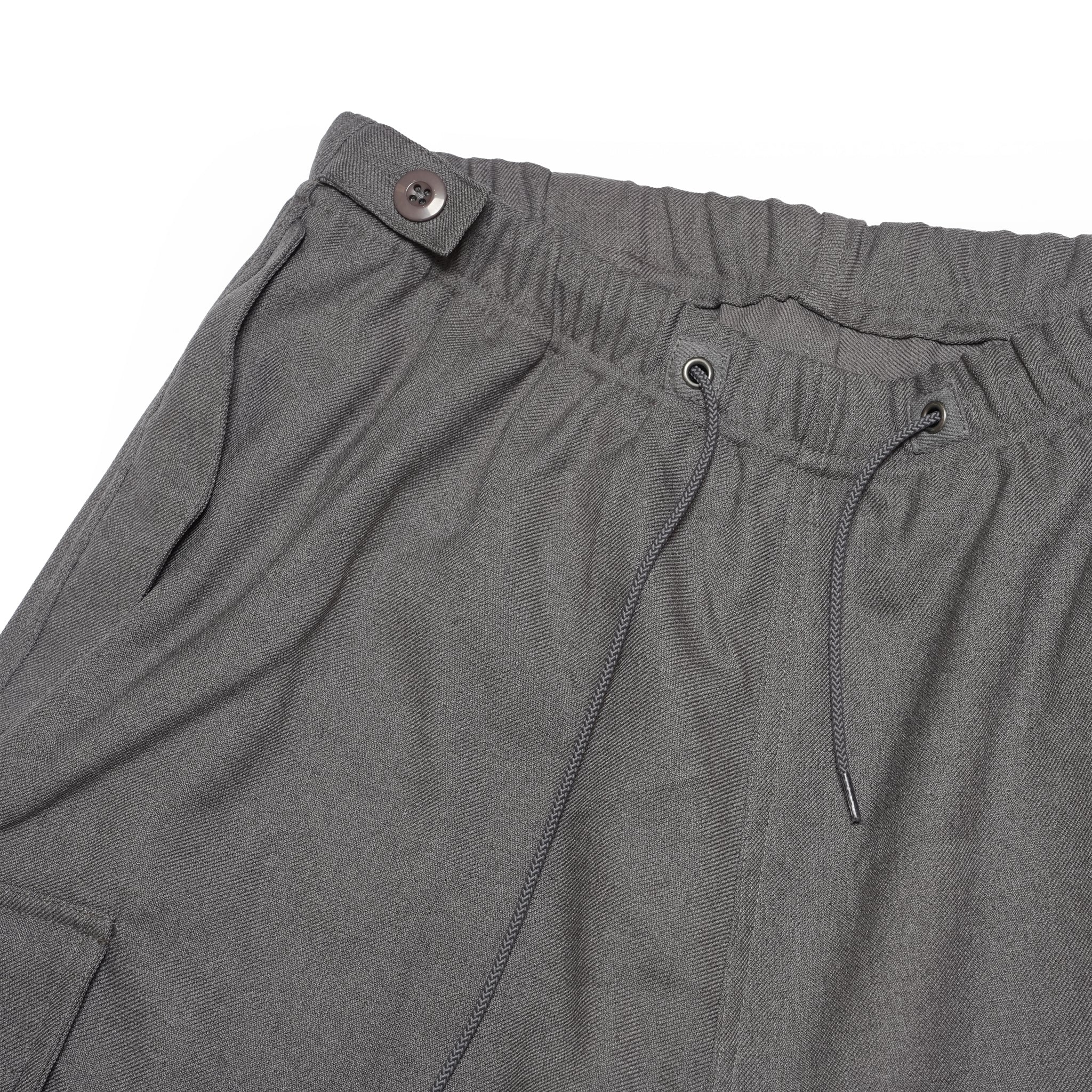 Easy Trousers Shorts / Randy shorts-sta-prest (Gray) | IMPRESTORE