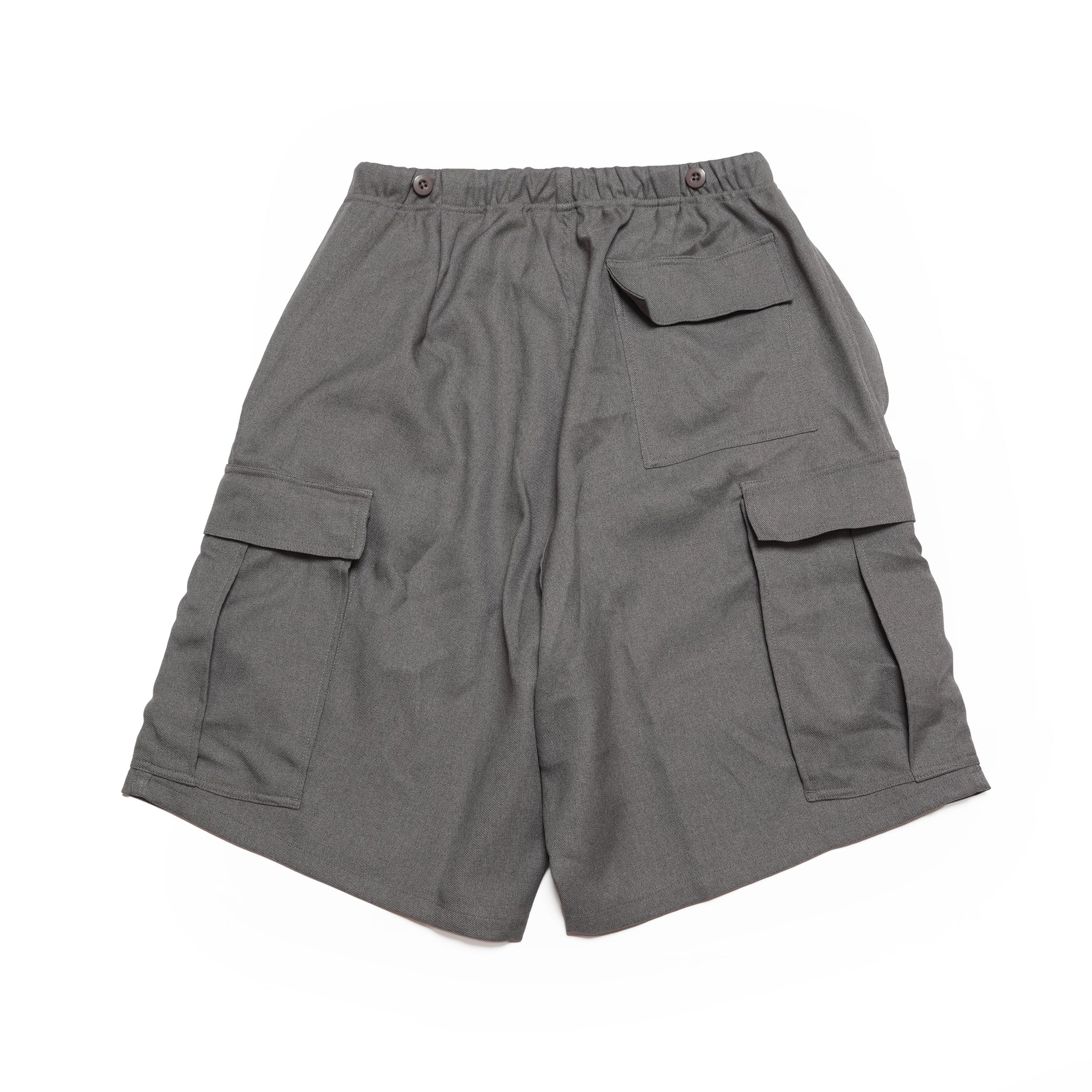 Easy Trousers Shorts / Randy shorts-sta-prest (Gray) | IMPRESTORE