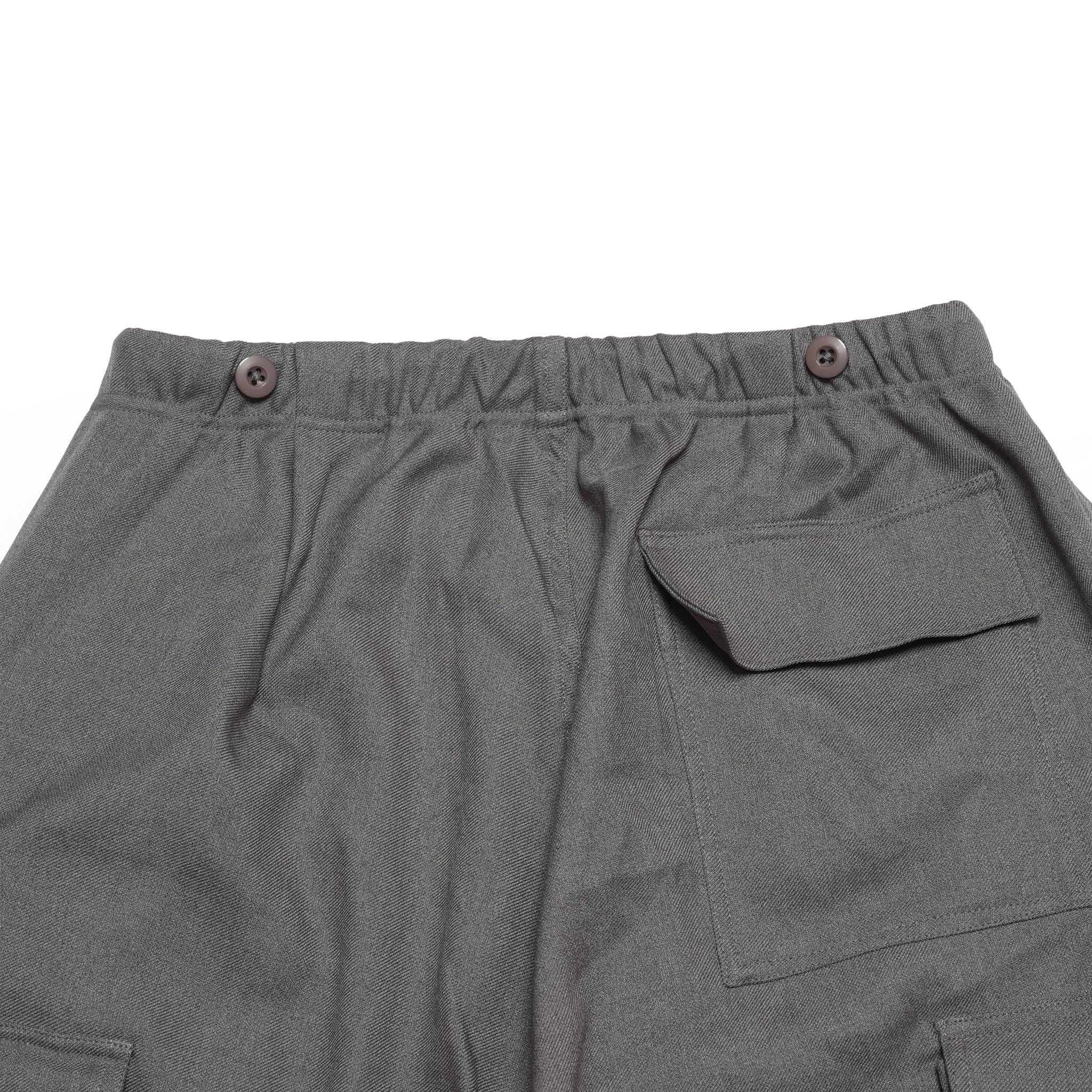 Easy Trousers Shorts / Randy shorts-sta-prest (Gray) | IMPRESTORE