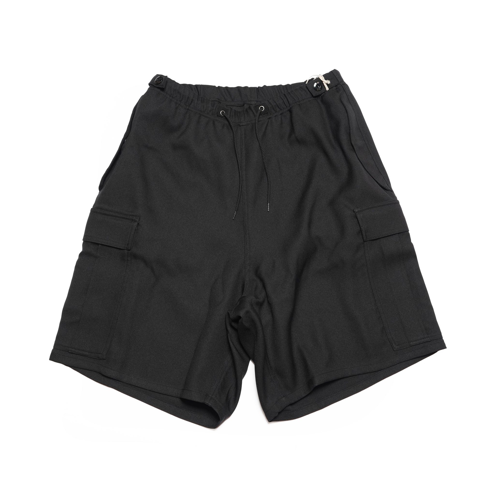 Easy Trousers Shorts / Randy shorts-sta-prest (Black) | IMPRESTORE