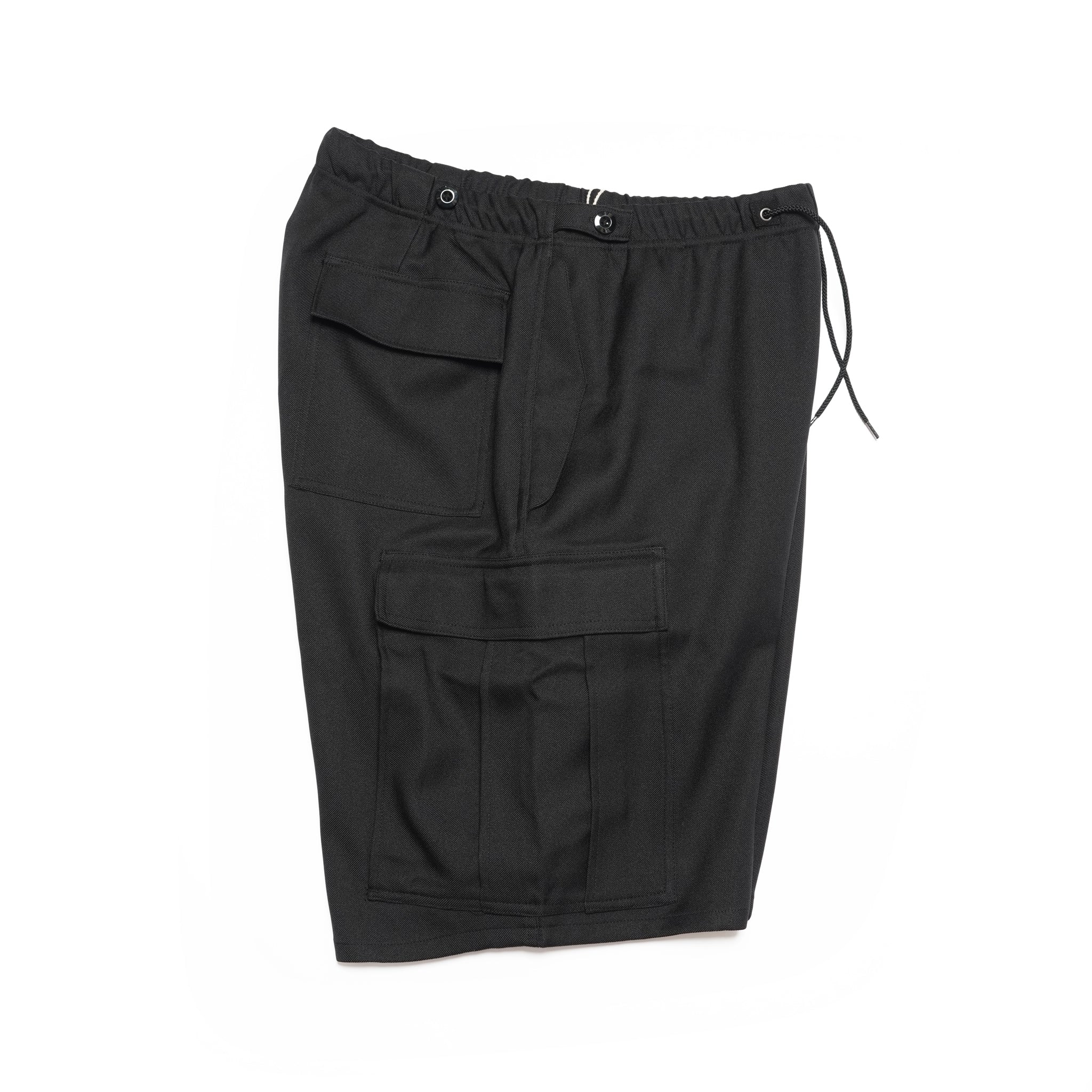 Easy Trousers Shorts / Randy shorts-sta-prest (Black) | IMPRESTORE
