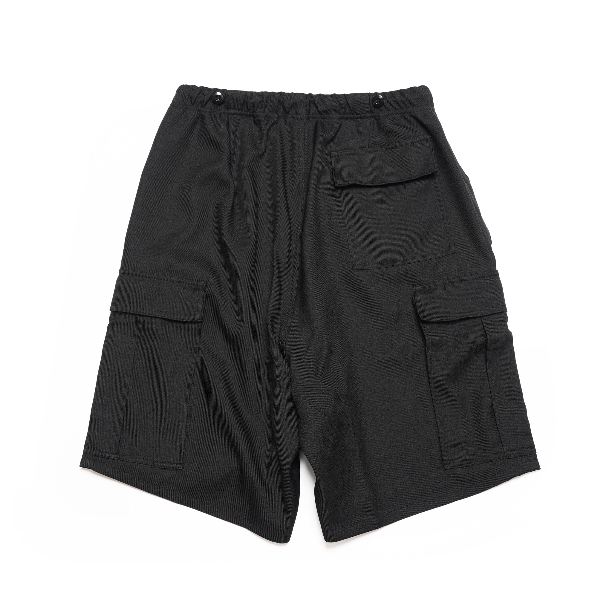 Easy Trousers Shorts / Randy shorts-sta-prest (Black) | IMPRESTORE
