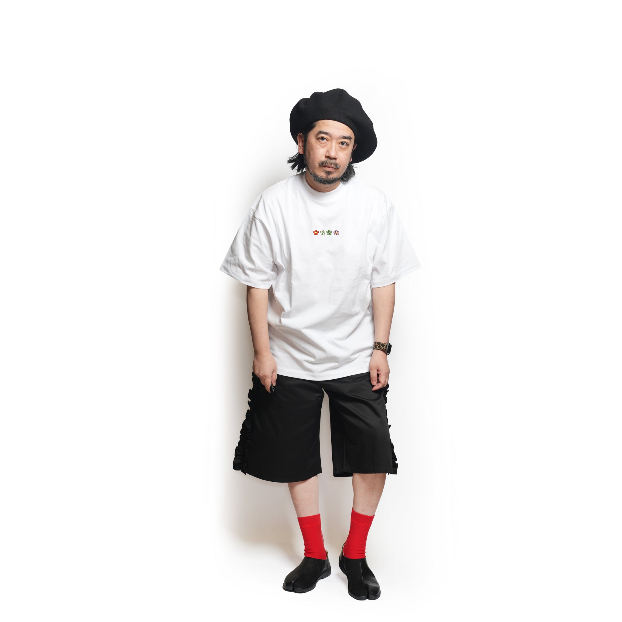 Alignment Flower T-Shirt – White | NICK GEAR