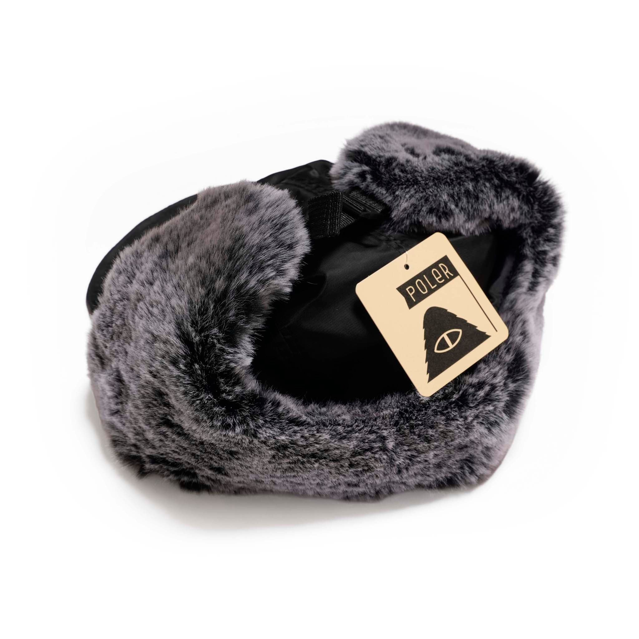 PL FLIGHT NYLON FUR FLAP CAP BLACK[253MCV0082-BLK] | Color_Black | No_4100225fw0228_black【POLER_ポーラー】【ネコポス選択可能】