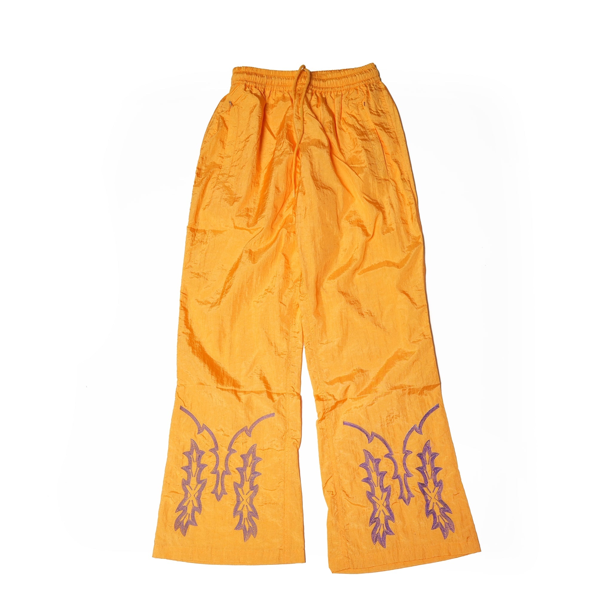 No:OK241-501_GOLD | Name:Nylon Embroidery Pants | Color:Gold【OK_オーケー】【入荷予定アイテム・入荷連絡可能】