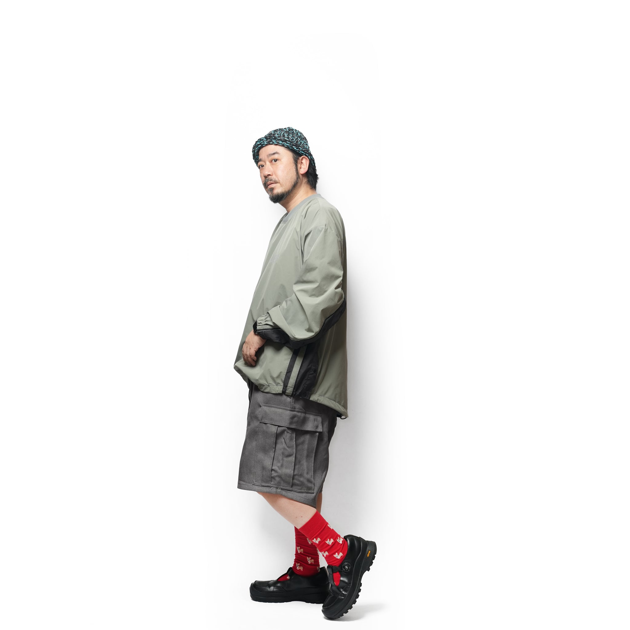 Easy Trousers Shorts / Randy shorts-sta-prest (Gray) | IMPRESTORE