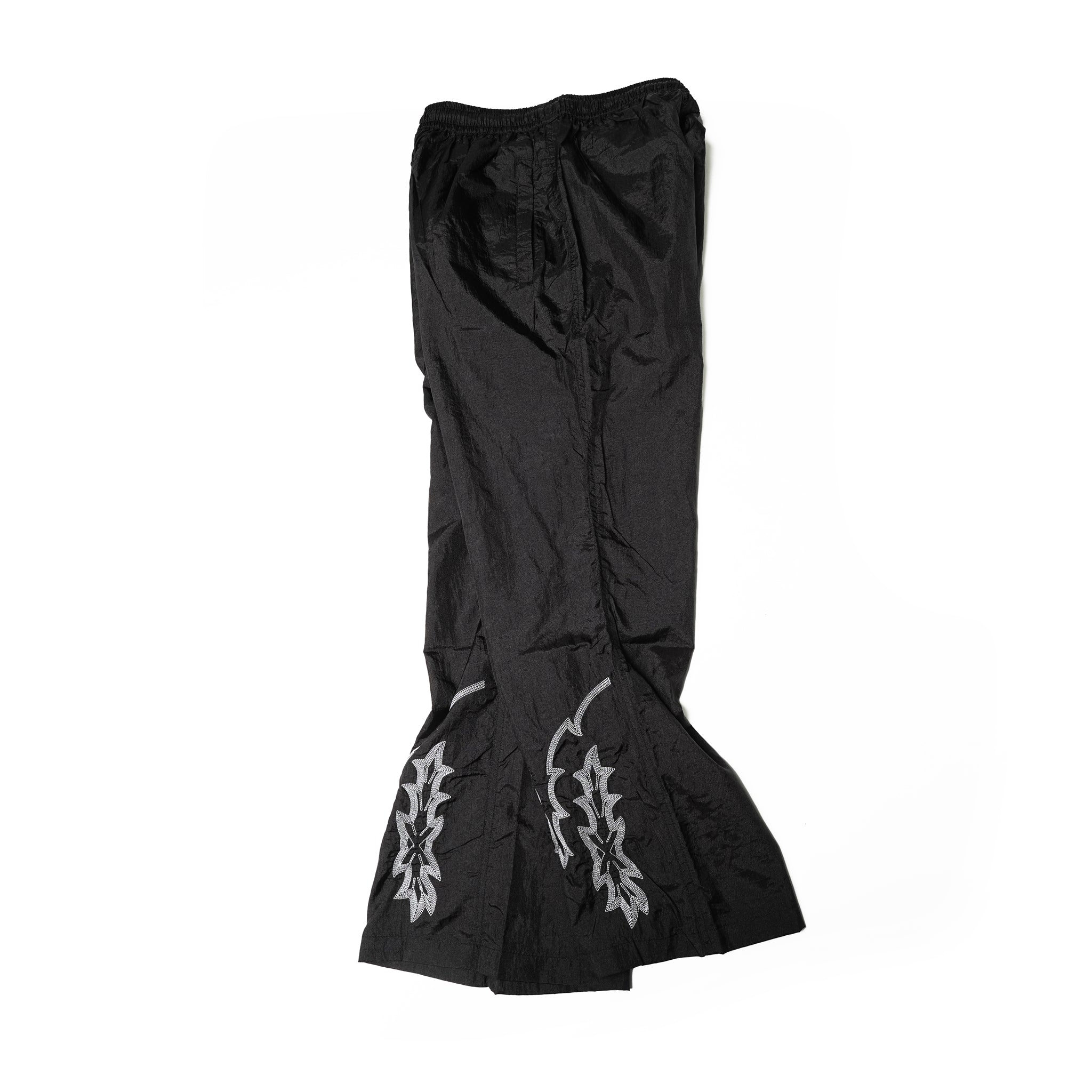No:OK241-501_BLACK | Name:Nylon Embroidery Pants | Color:Black【OK_オーケー】【入荷予定アイテム・入荷連絡可能】